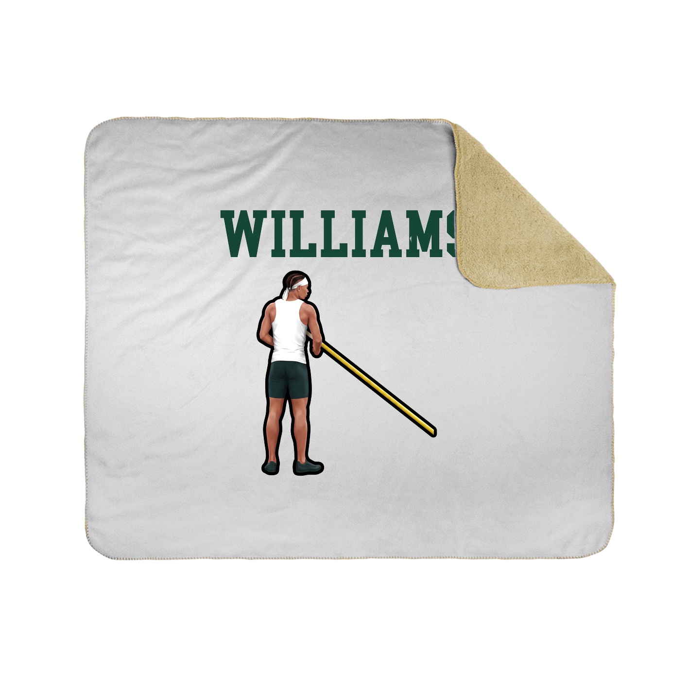 Throw Blanket — Shirsey in White