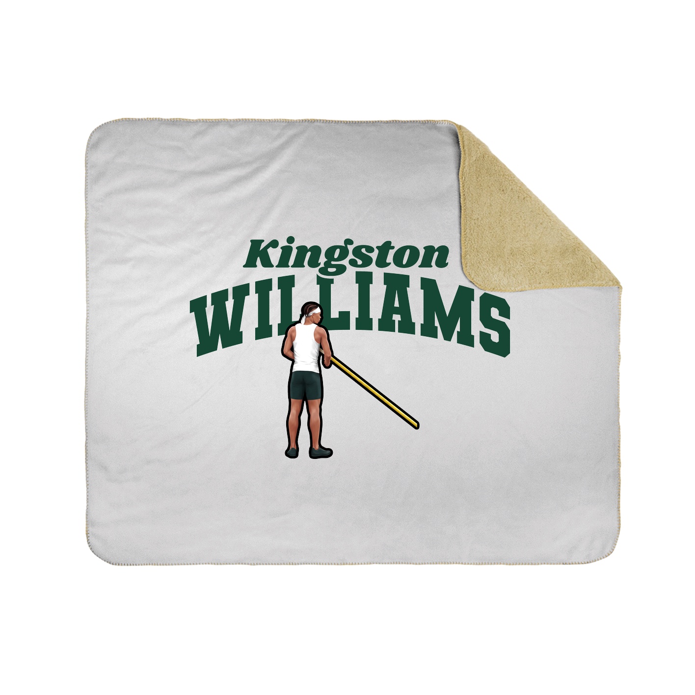 Throw Blanket — Signature Arch in White
