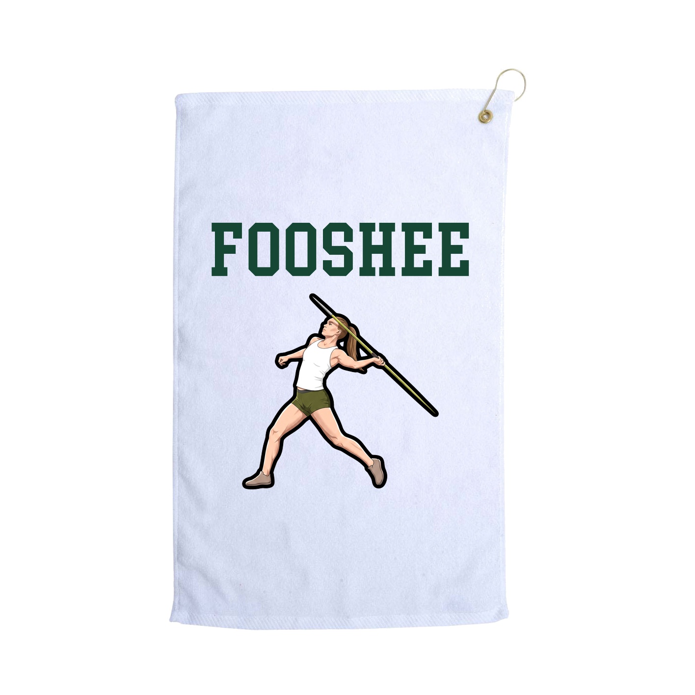 Golf Towel — Shirsey in White