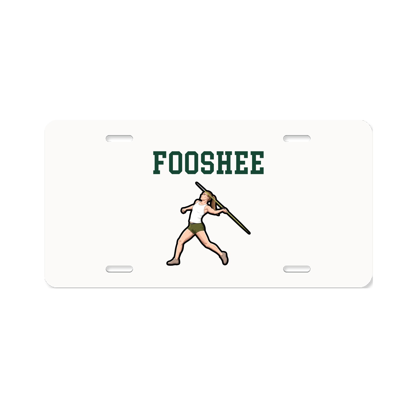 License Plate — Shirsey in Classic