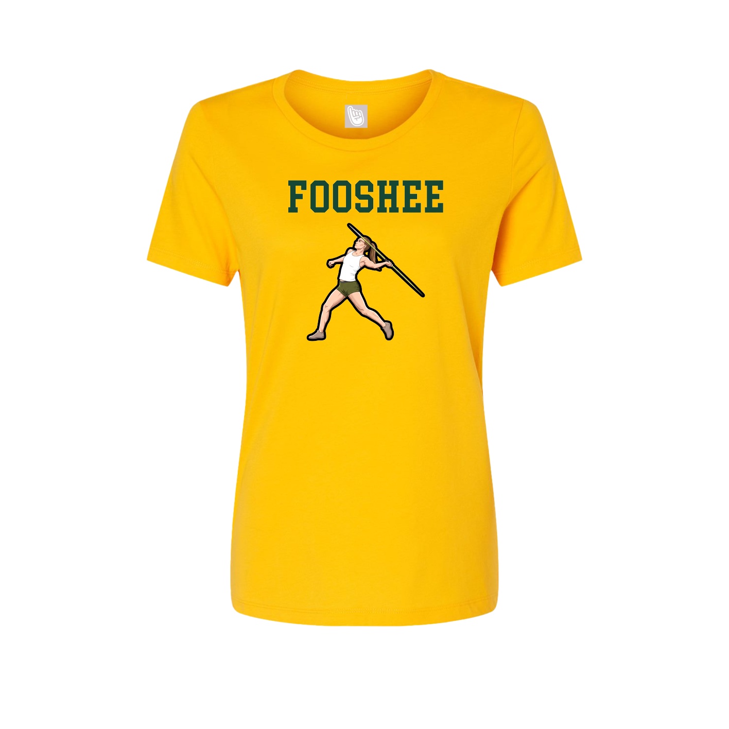 Fitted Women's Tee — Shirsey in Gold