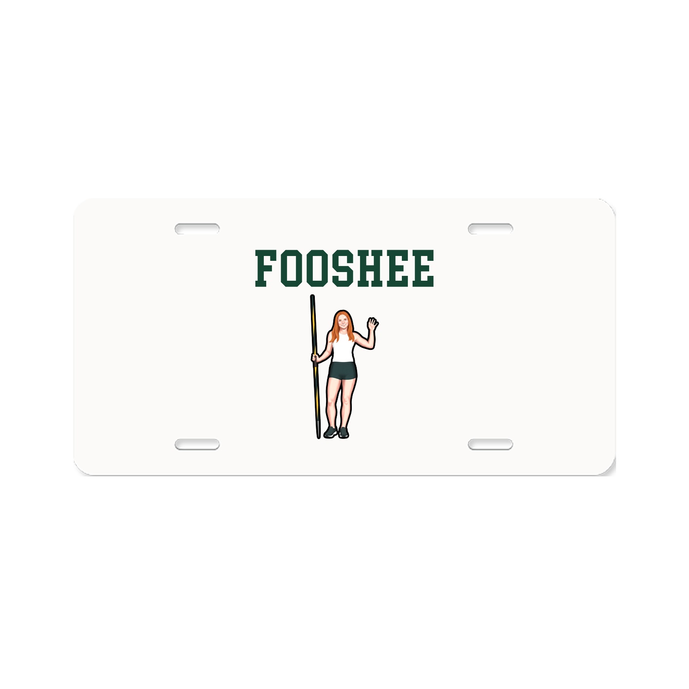 License Plate — Shirsey in Classic