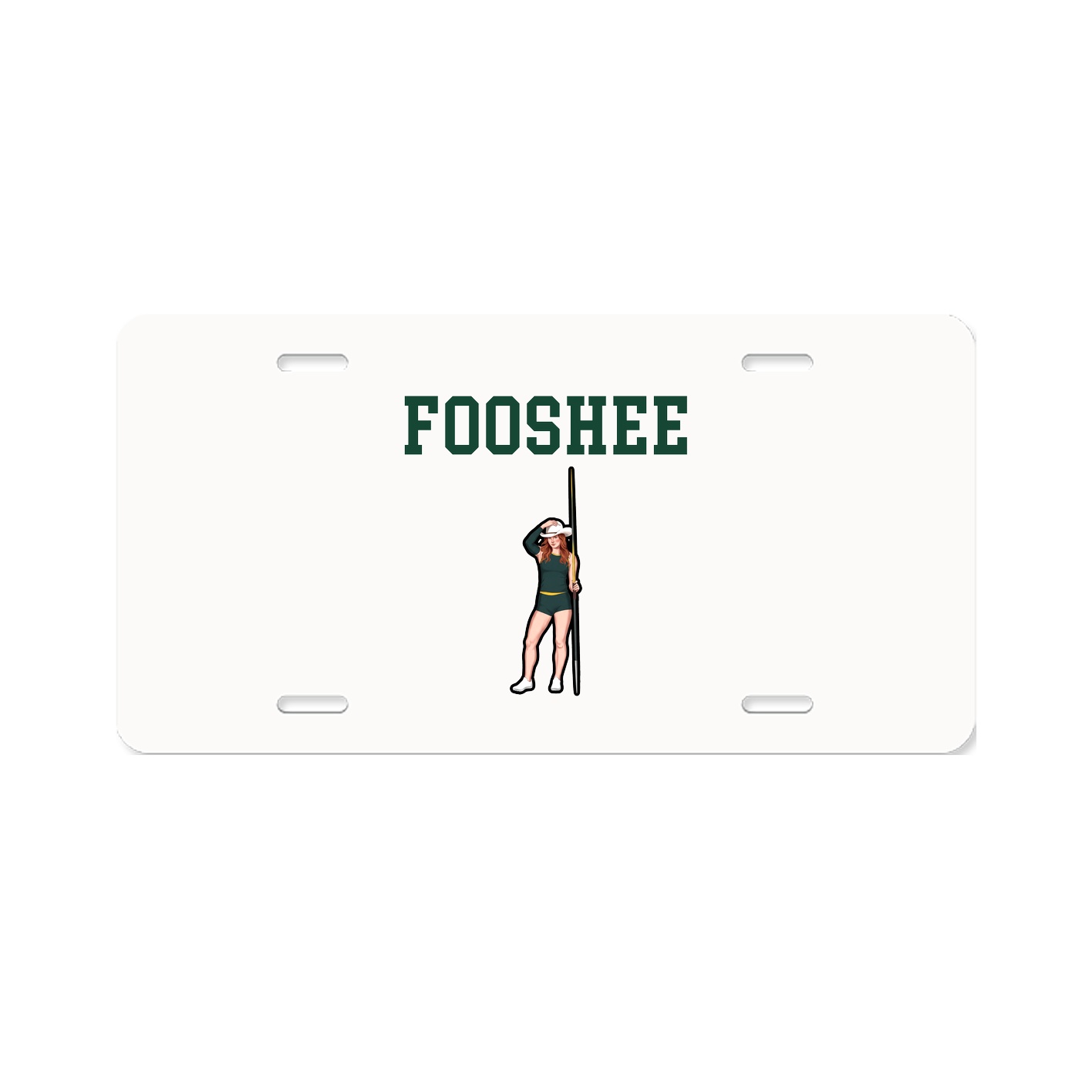 License Plate — Shirsey in Classic