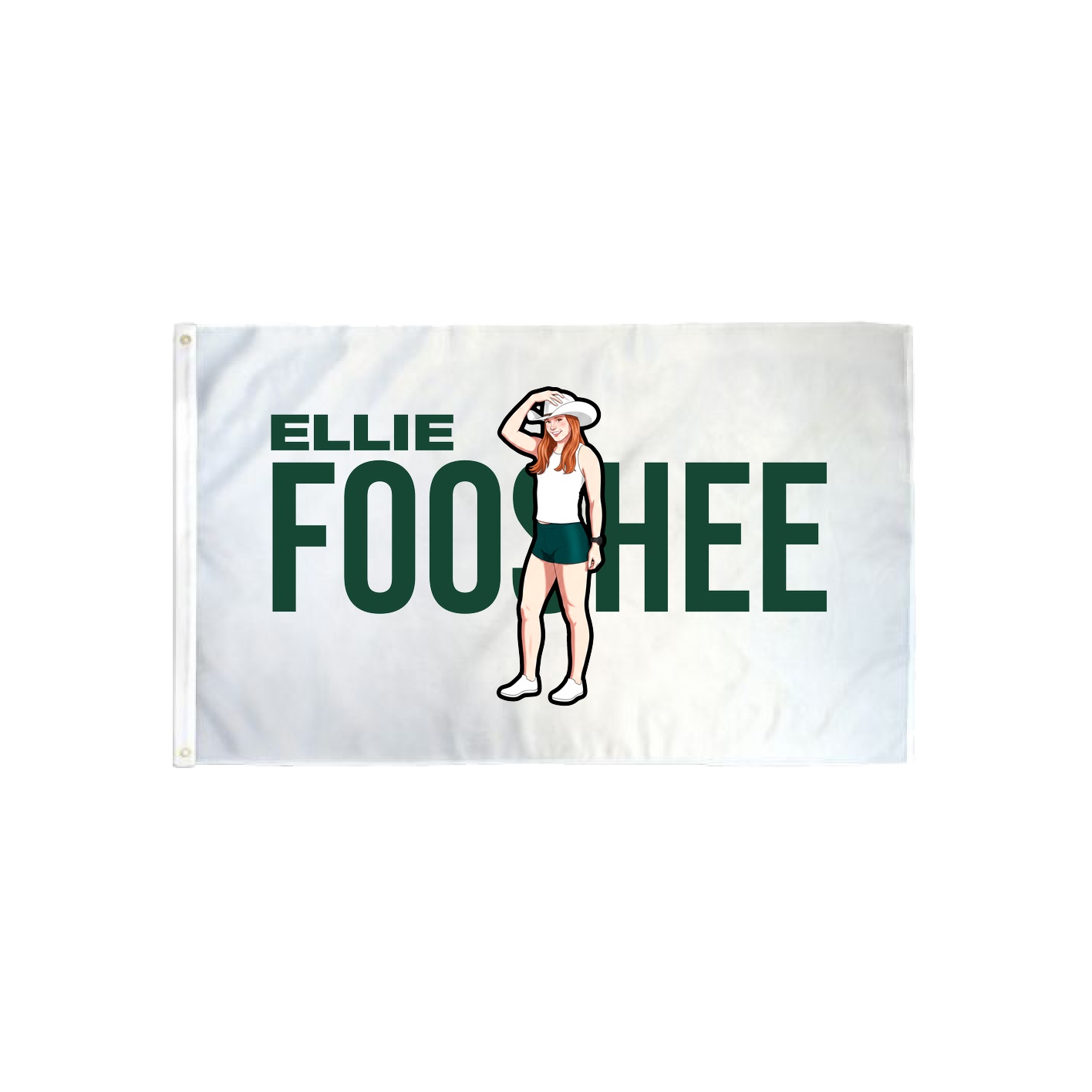 3x5 Flag — Player Name in Classic