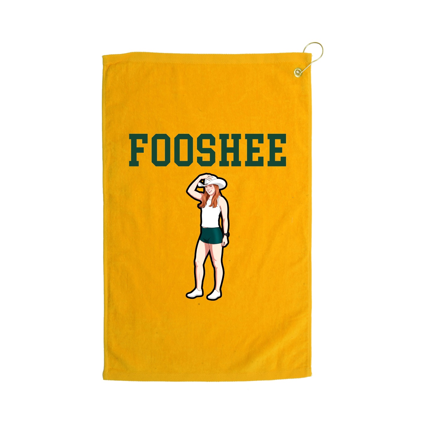 Golf Towel — Shirsey in Gold