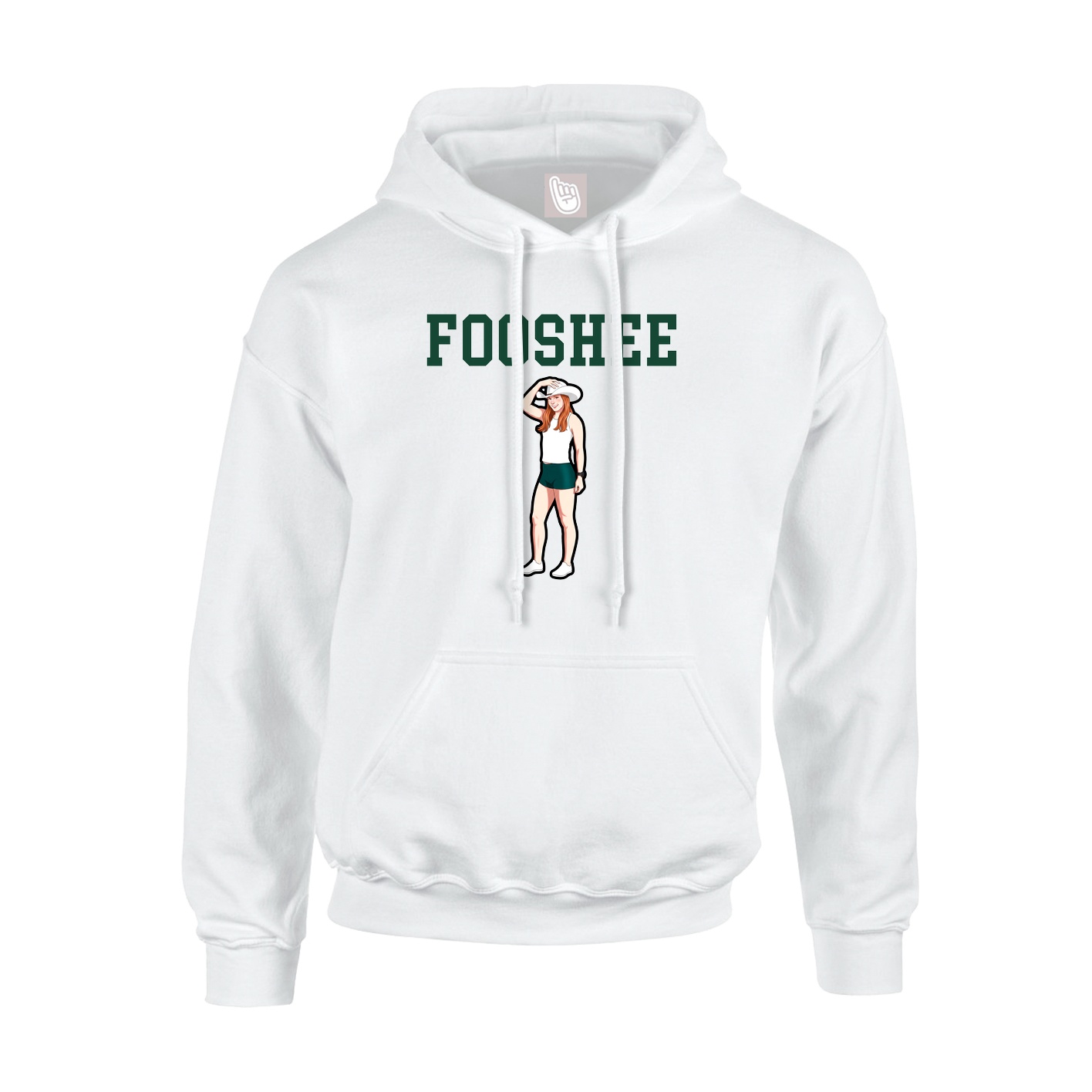 Youth Hoodie — Shirsey in White