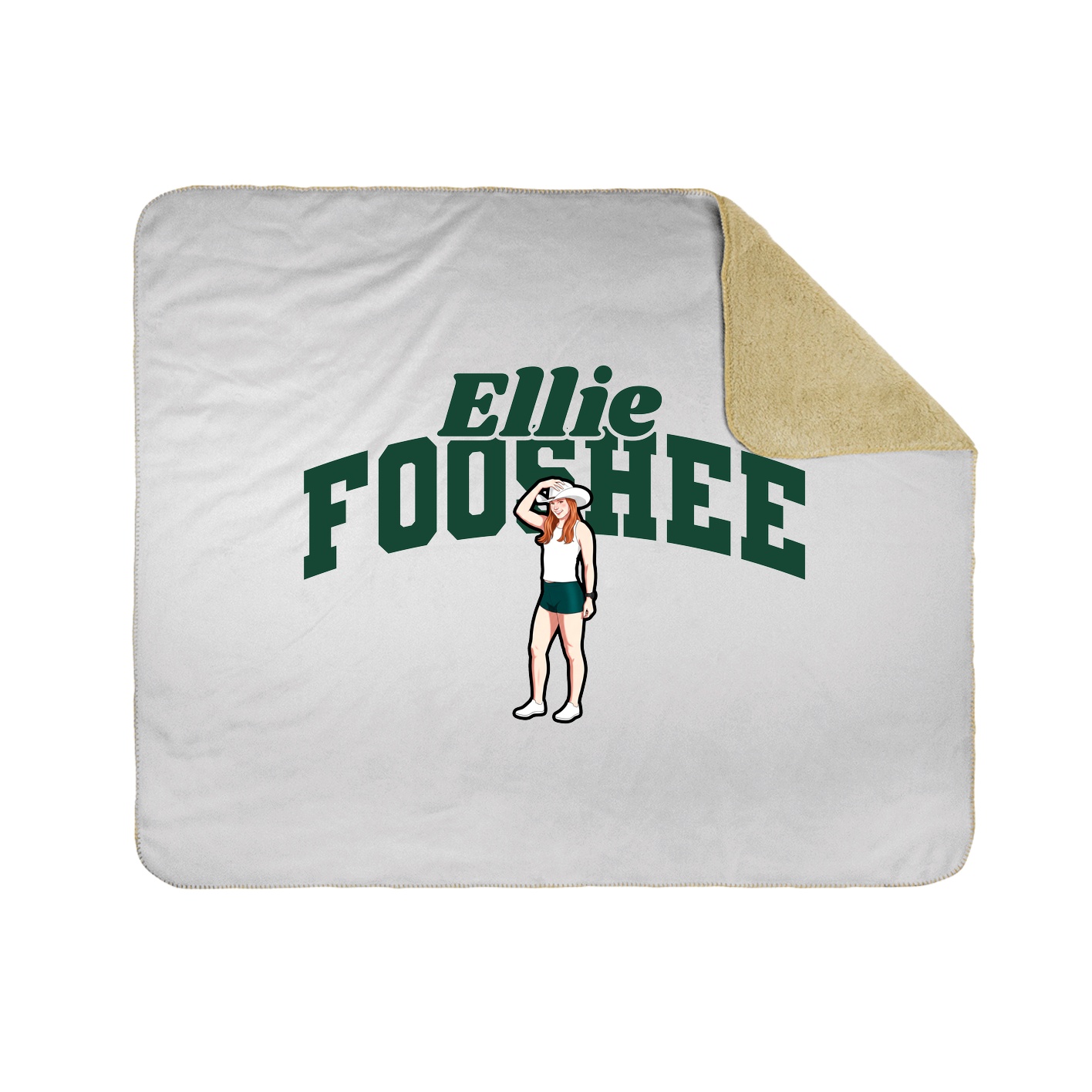 Throw Blanket — Signature Arch in White