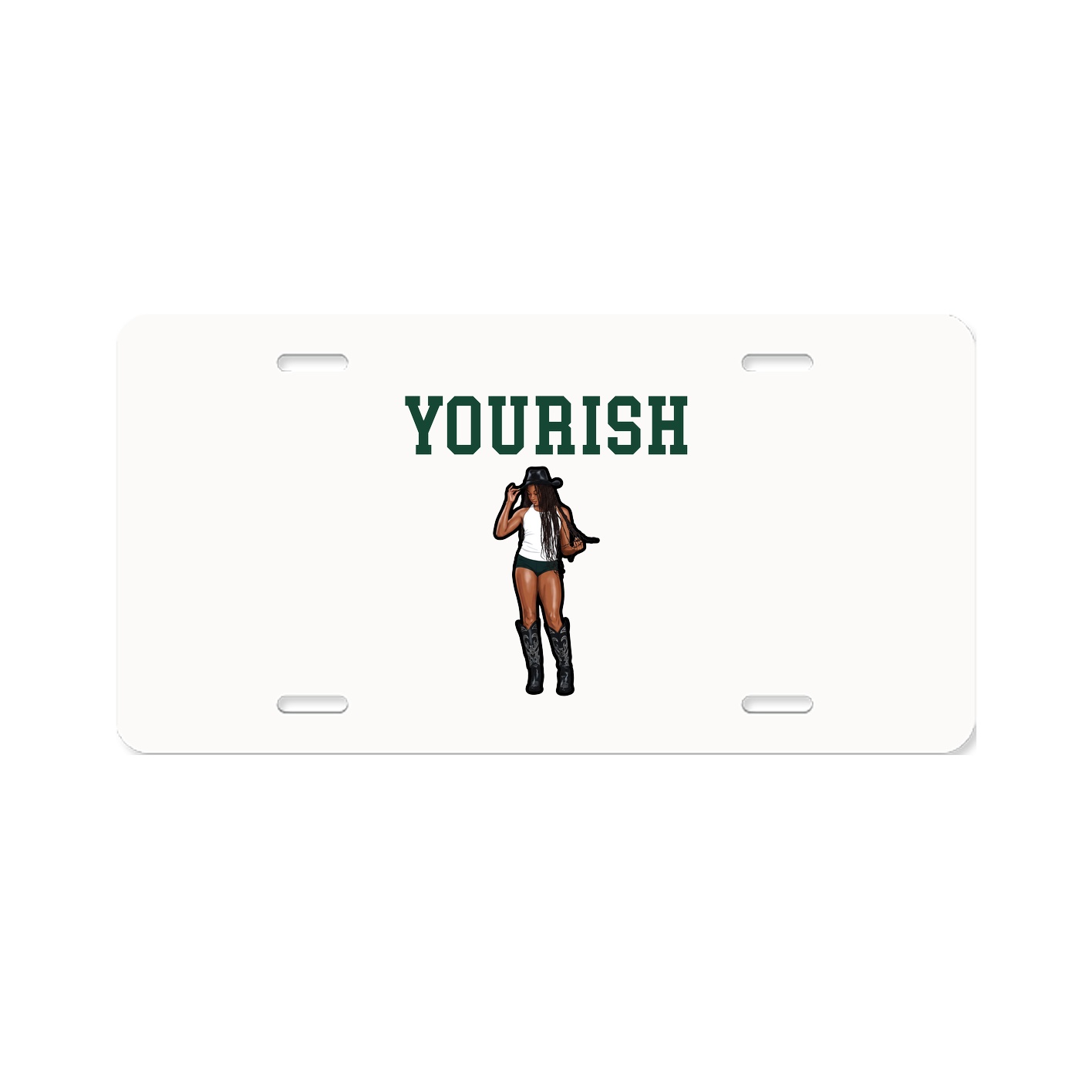 License Plate — Shirsey in Classic