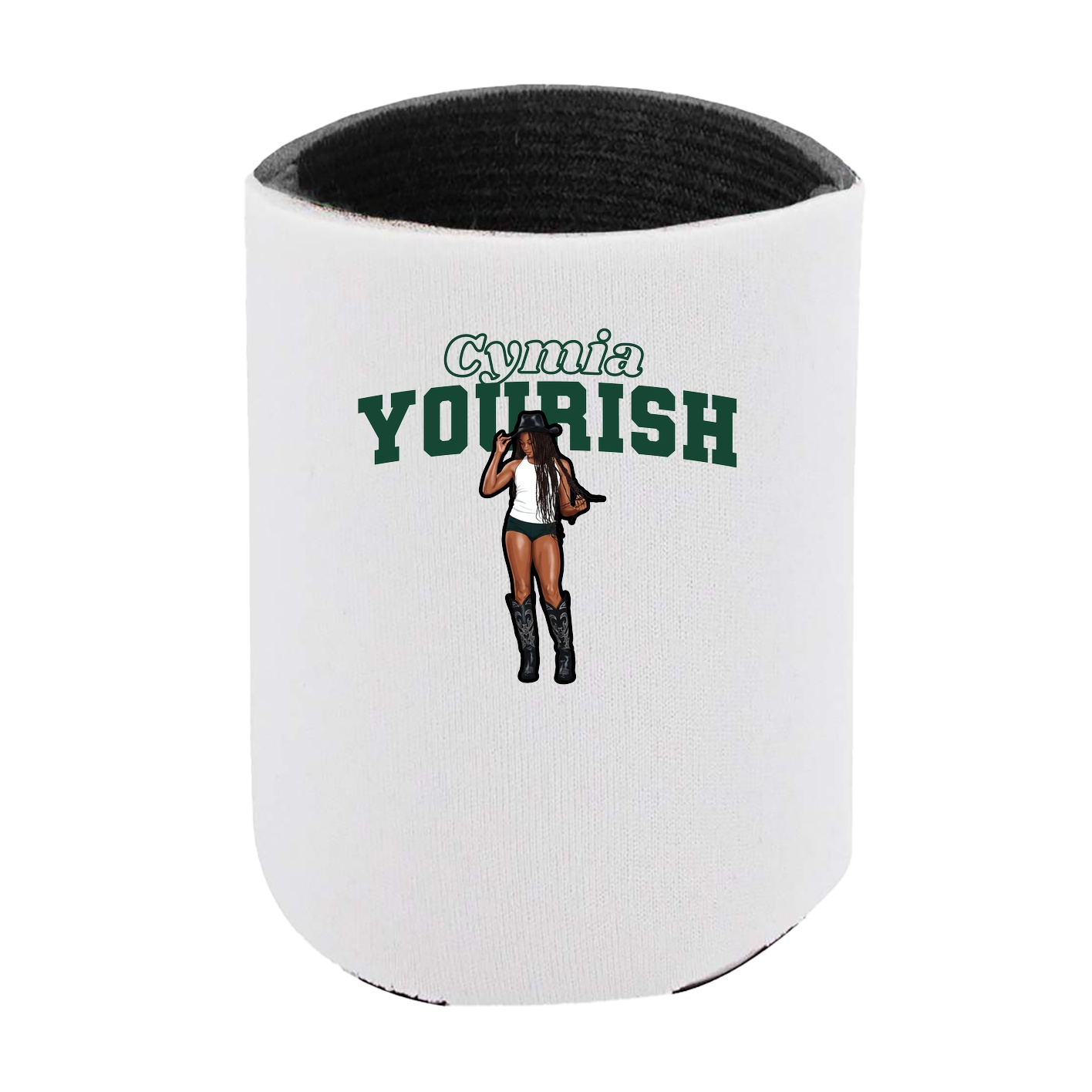 Can Holder — Name Arch in White