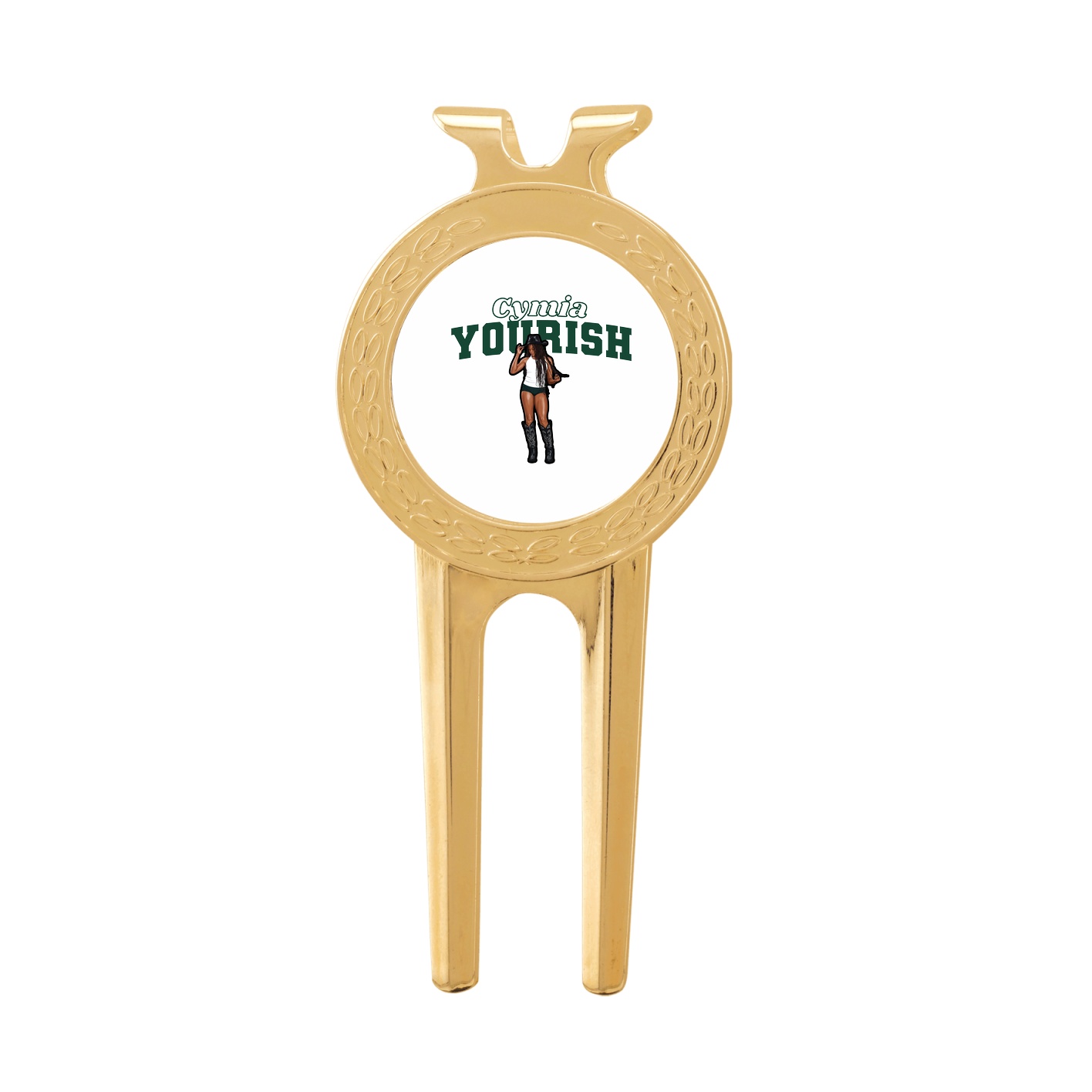 Divot Tool with Ball Marker — Name Arch in Classic