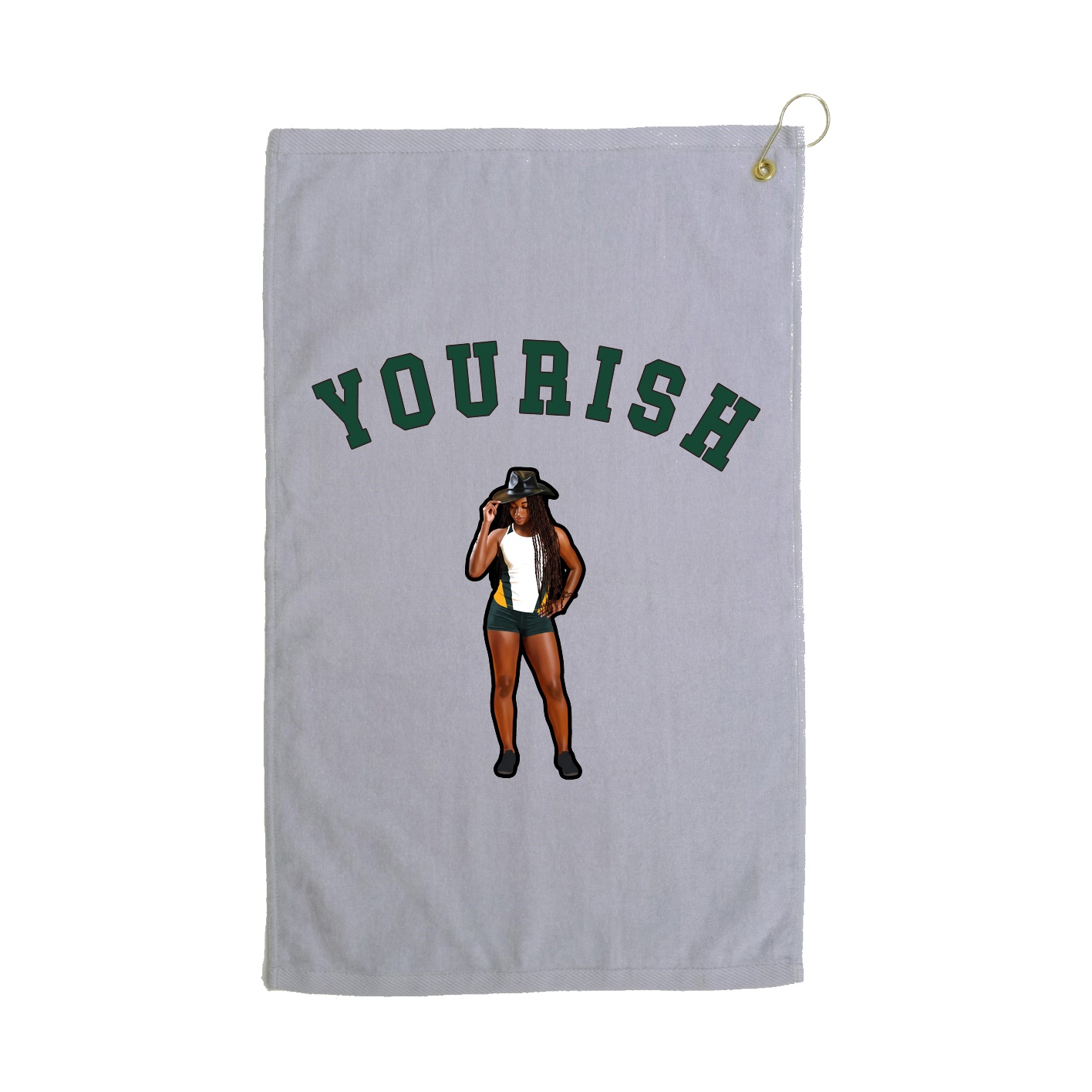 Golf Towel — Shirsey Arch in Grey