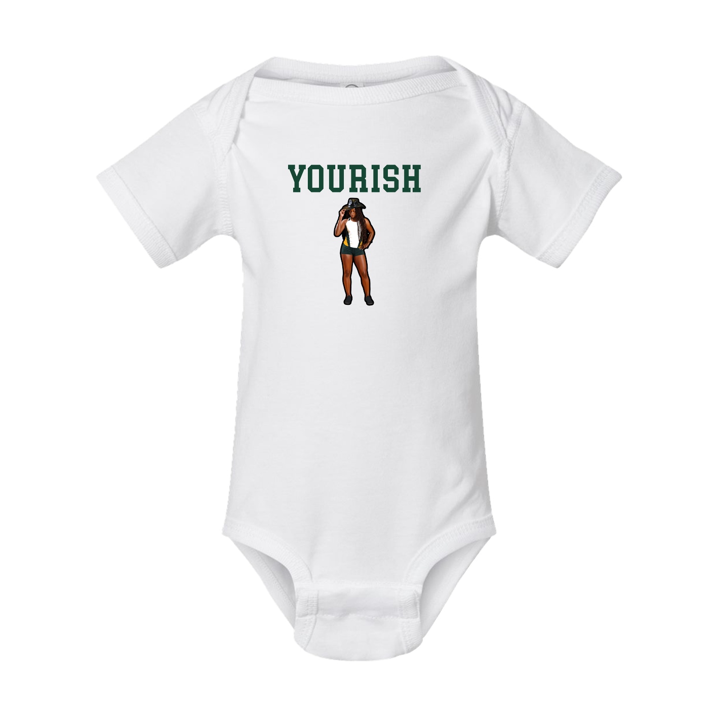 Baby Onesie — Shirsey in White
