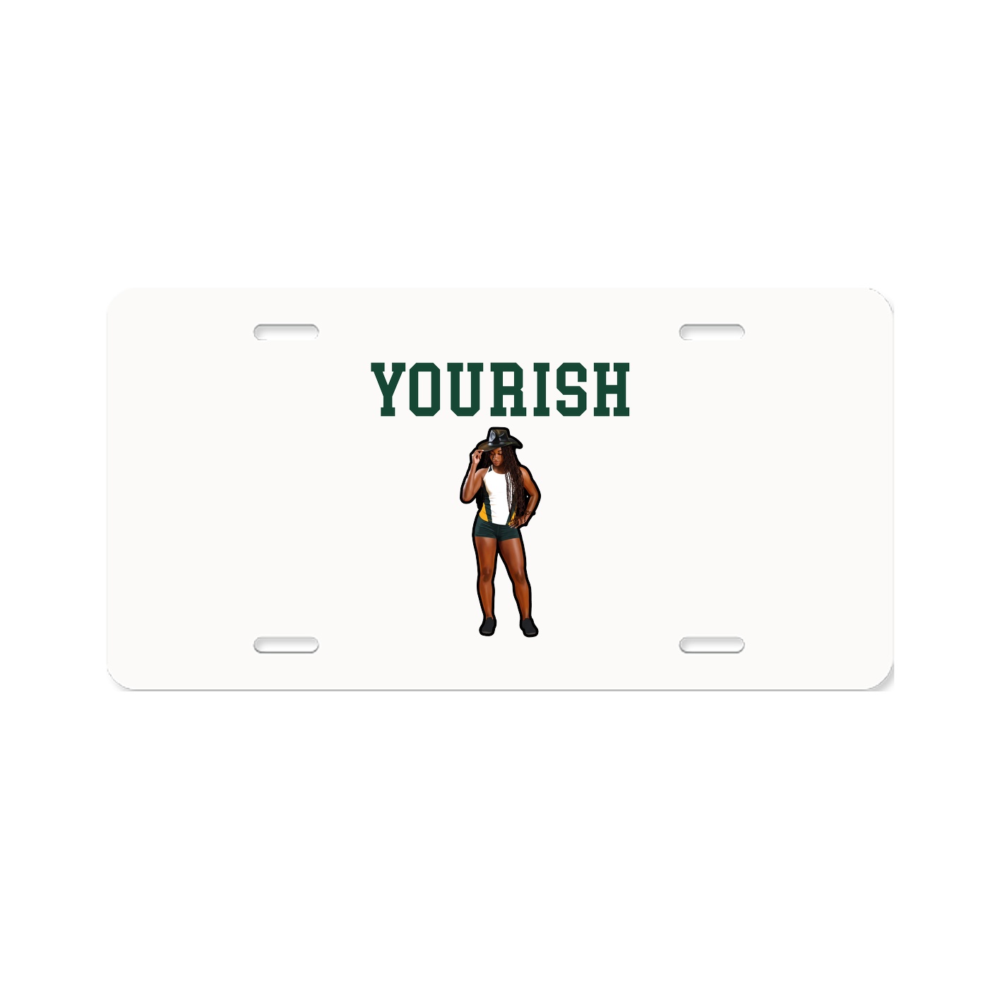 License Plate — Shirsey in Classic
