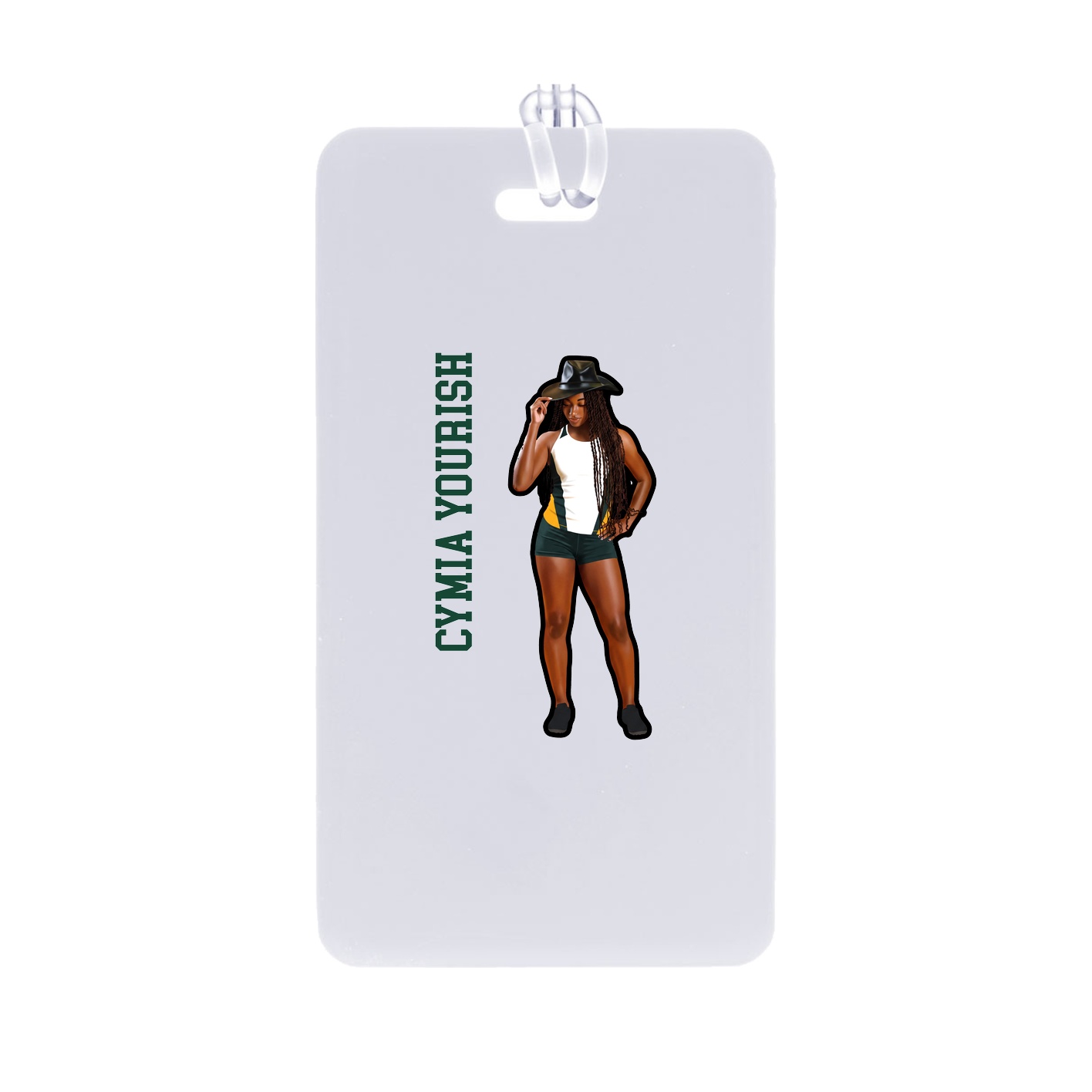 Bag Tag — Name Vertical in Classic