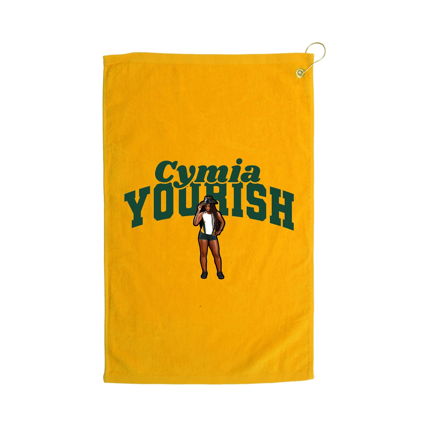 Golf Towel — Signature Arch in Gold