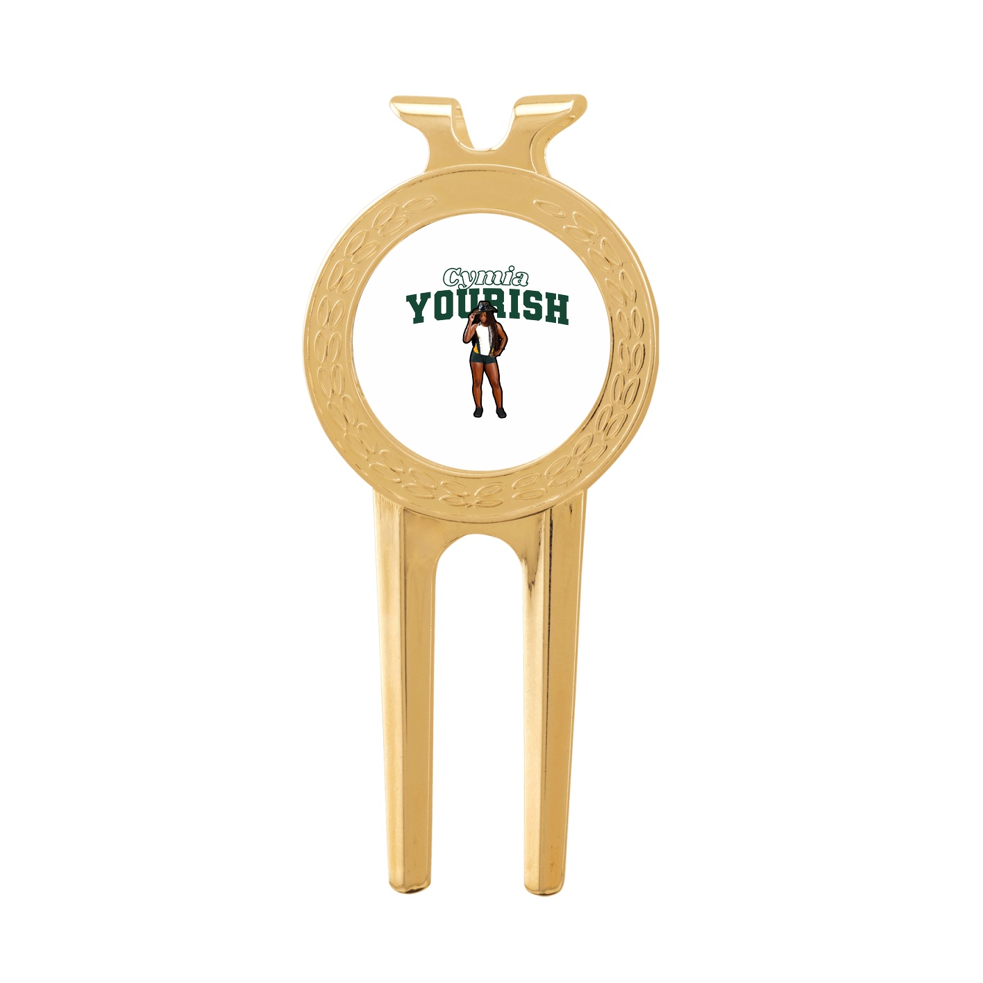 Divot Tool with Ball Marker — Name Arch in Classic