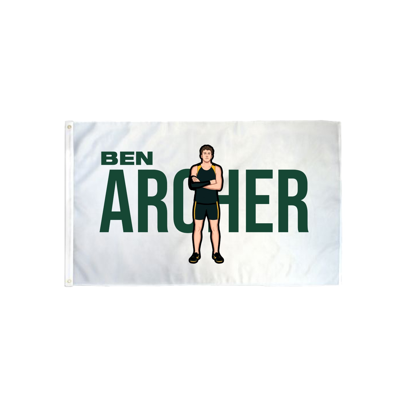 3x5 Flag — Player Name in Classic