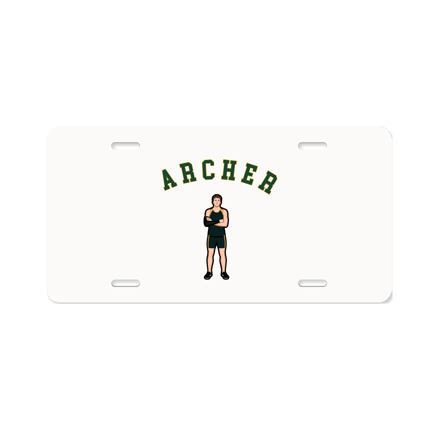 License Plate — Shirsey Arch in Classic