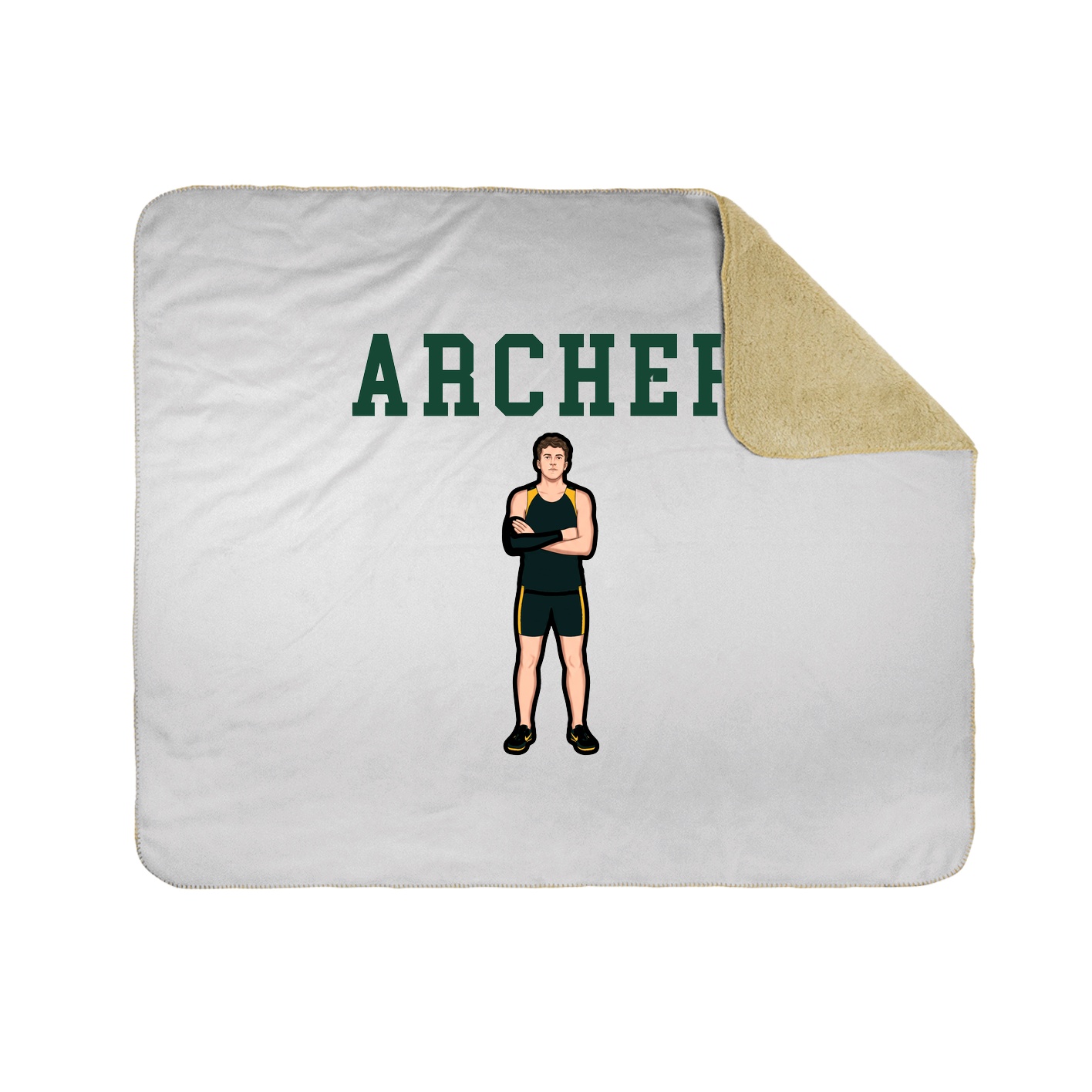 Throw Blanket — Shirsey in White