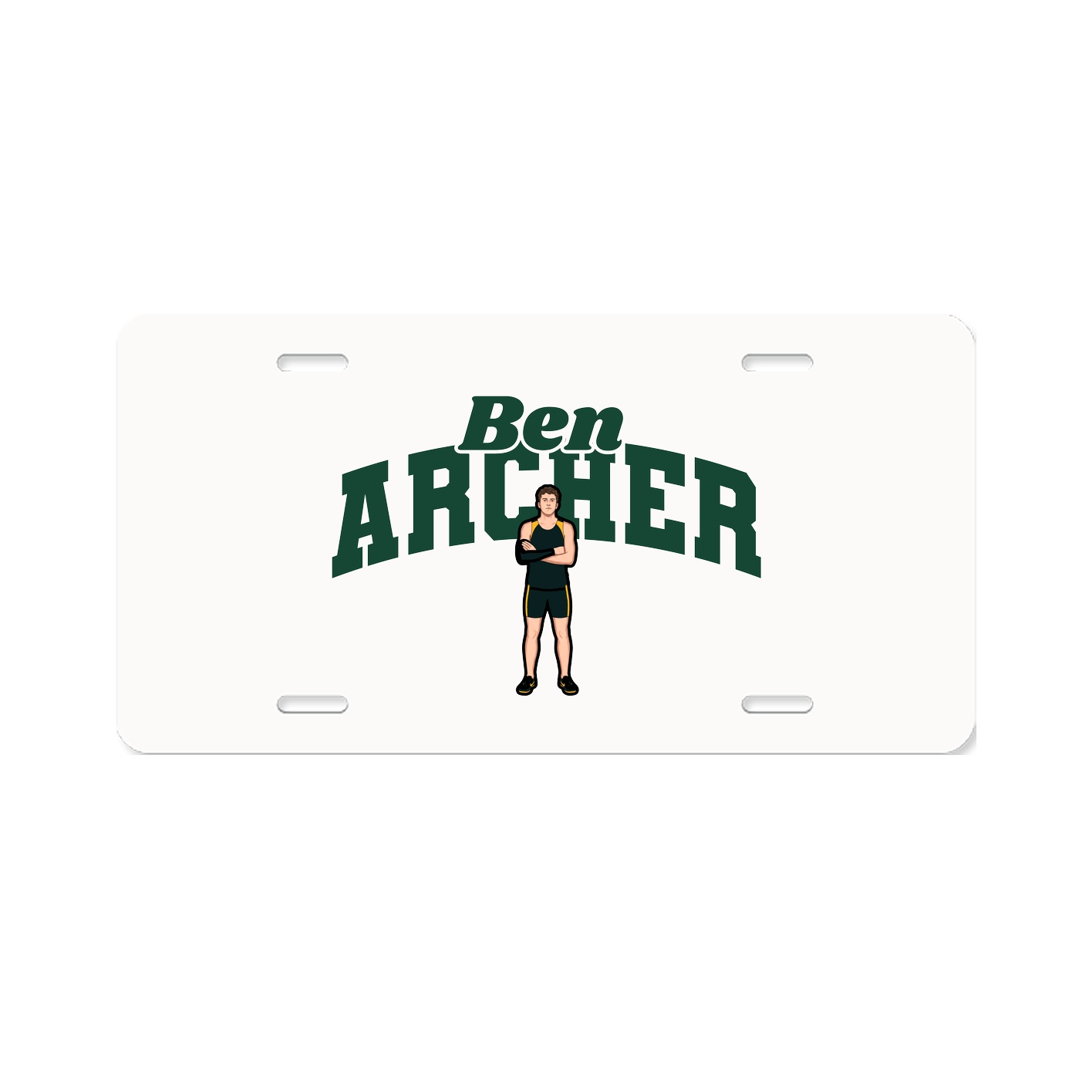 License Plate — Signature Arch in Classic