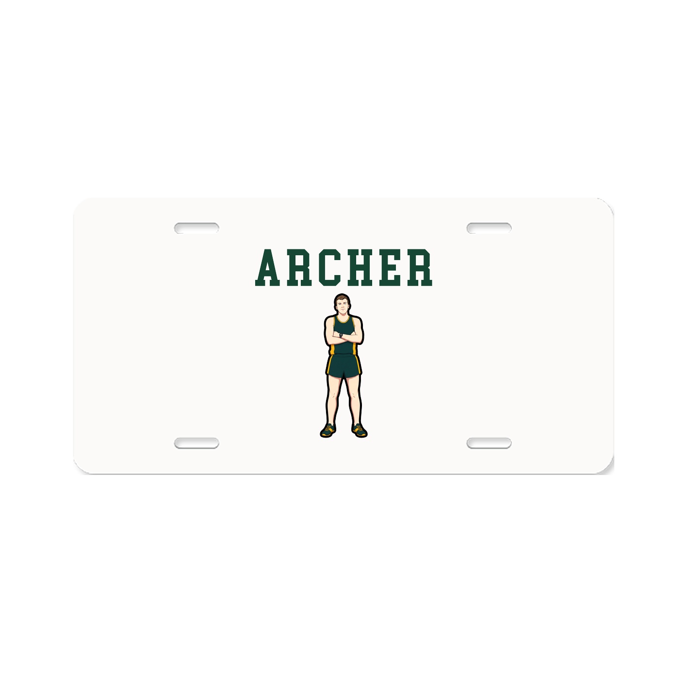 License Plate — Shirsey in Classic