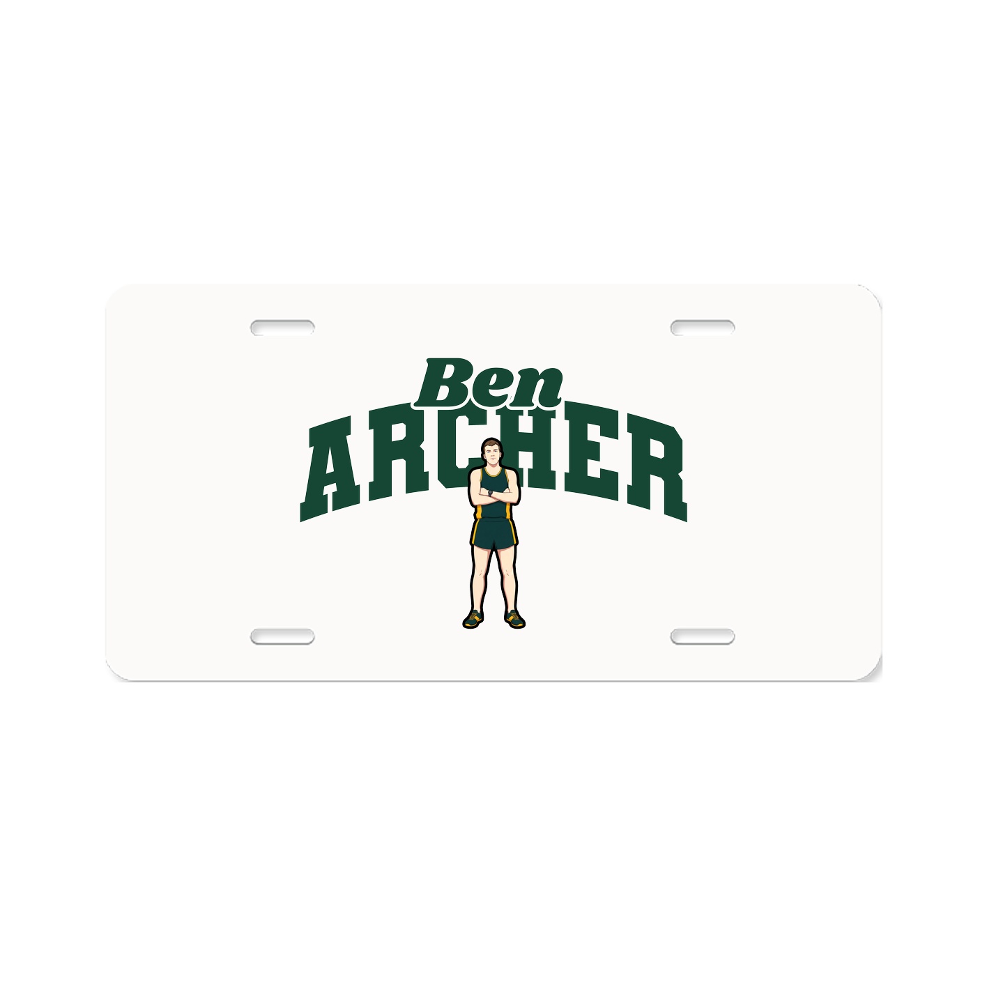 License Plate — Signature Arch in Classic
