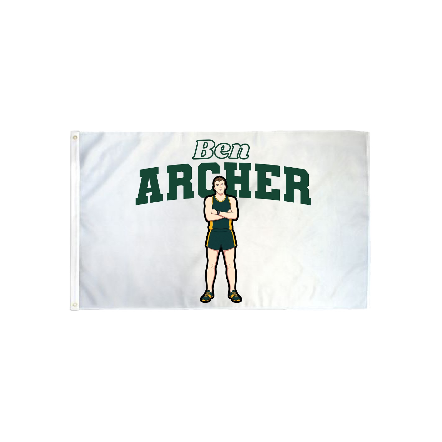 3x5 Flag — Name Arch in Classic