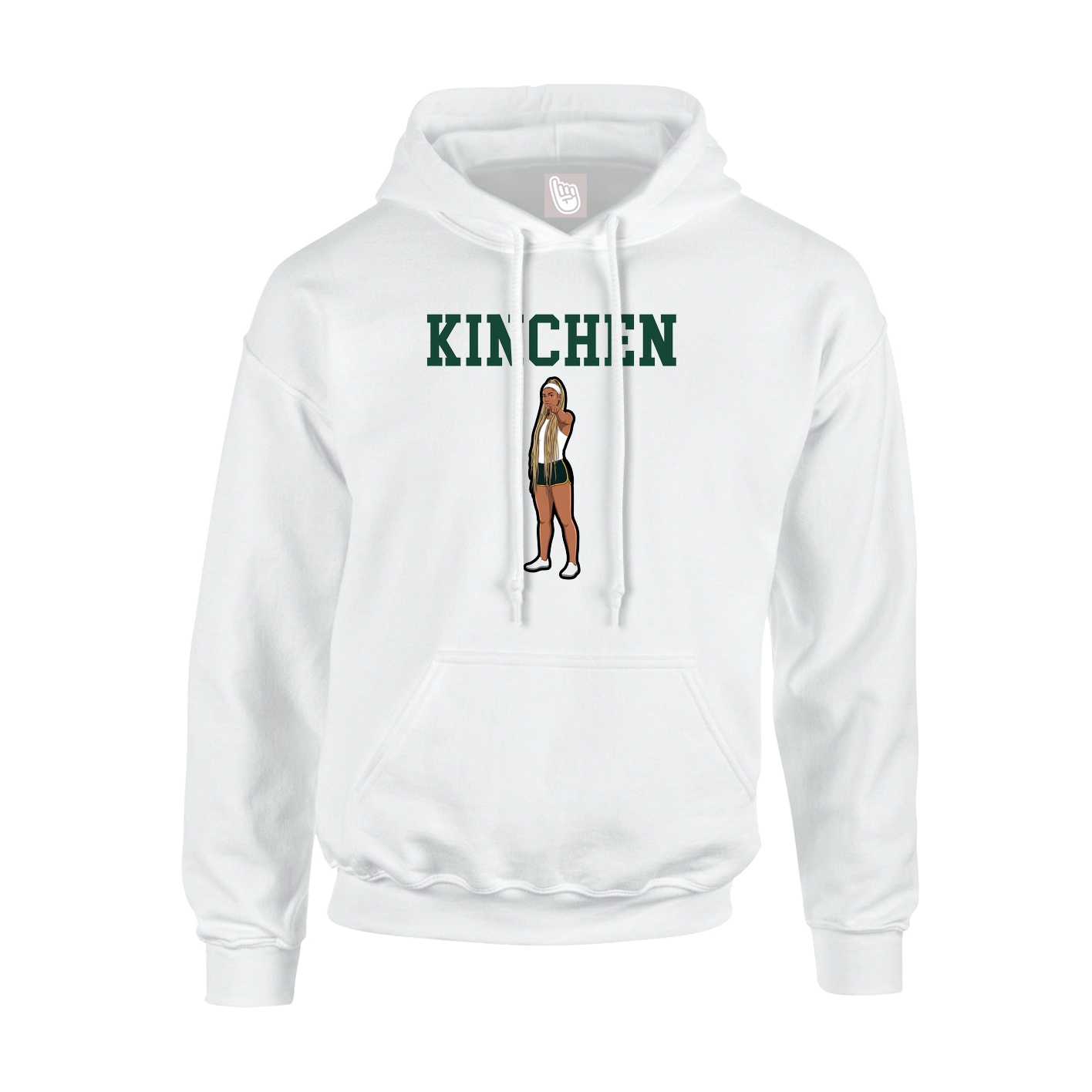 Youth Hoodie — Shirsey in White