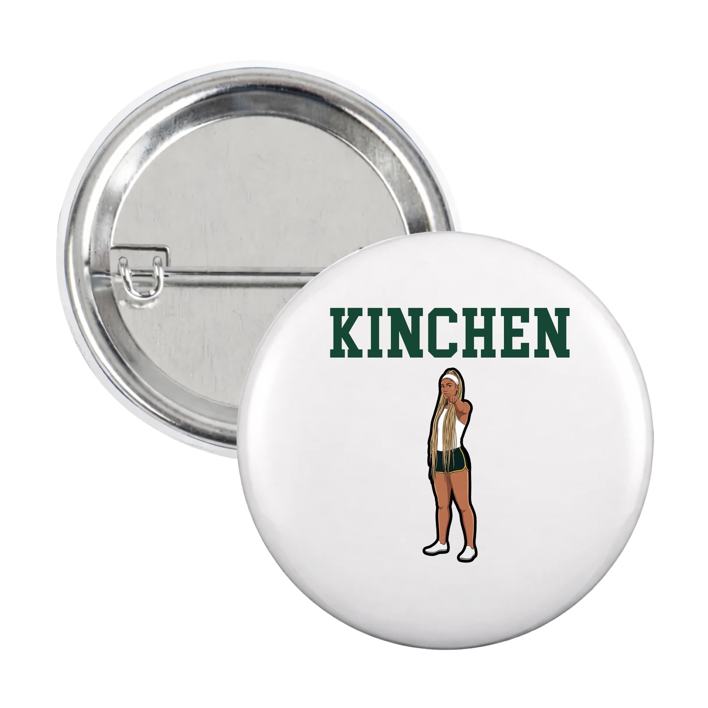 Game Day Button — Shirsey in White
