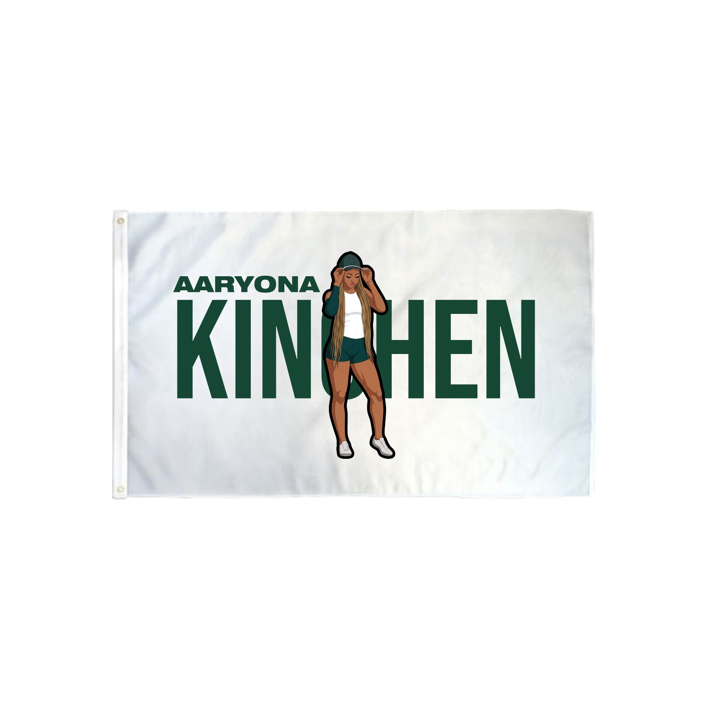 3x5 Flag — Player Name in Classic