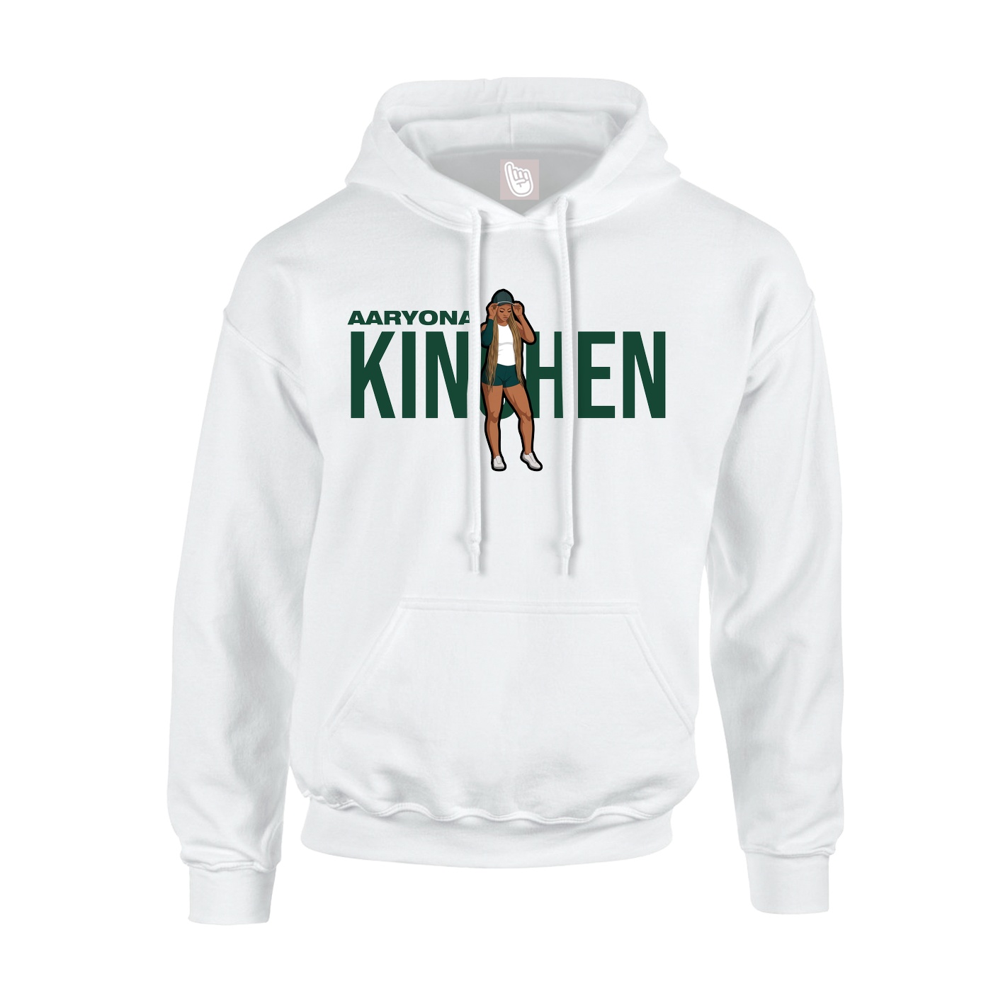 Hoodie — Player Name in White