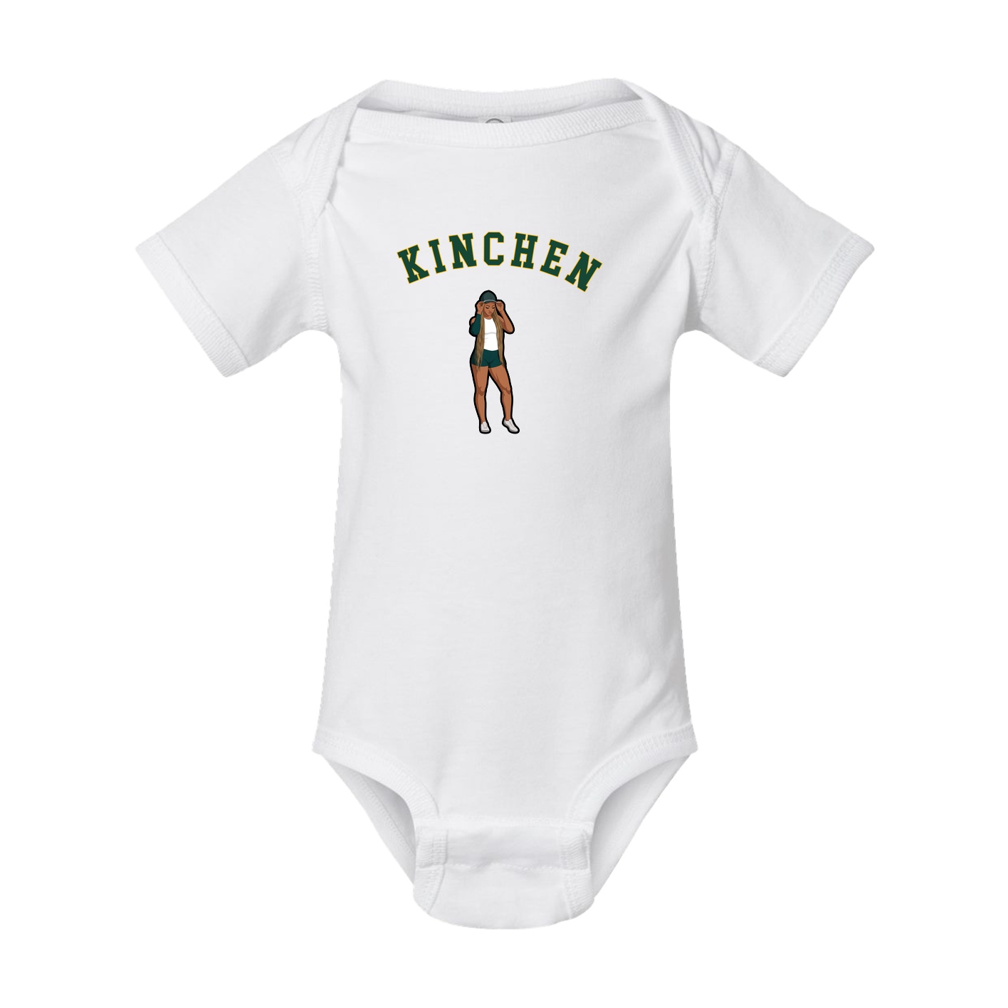 Baby Onesie — Shirsey Arch in White