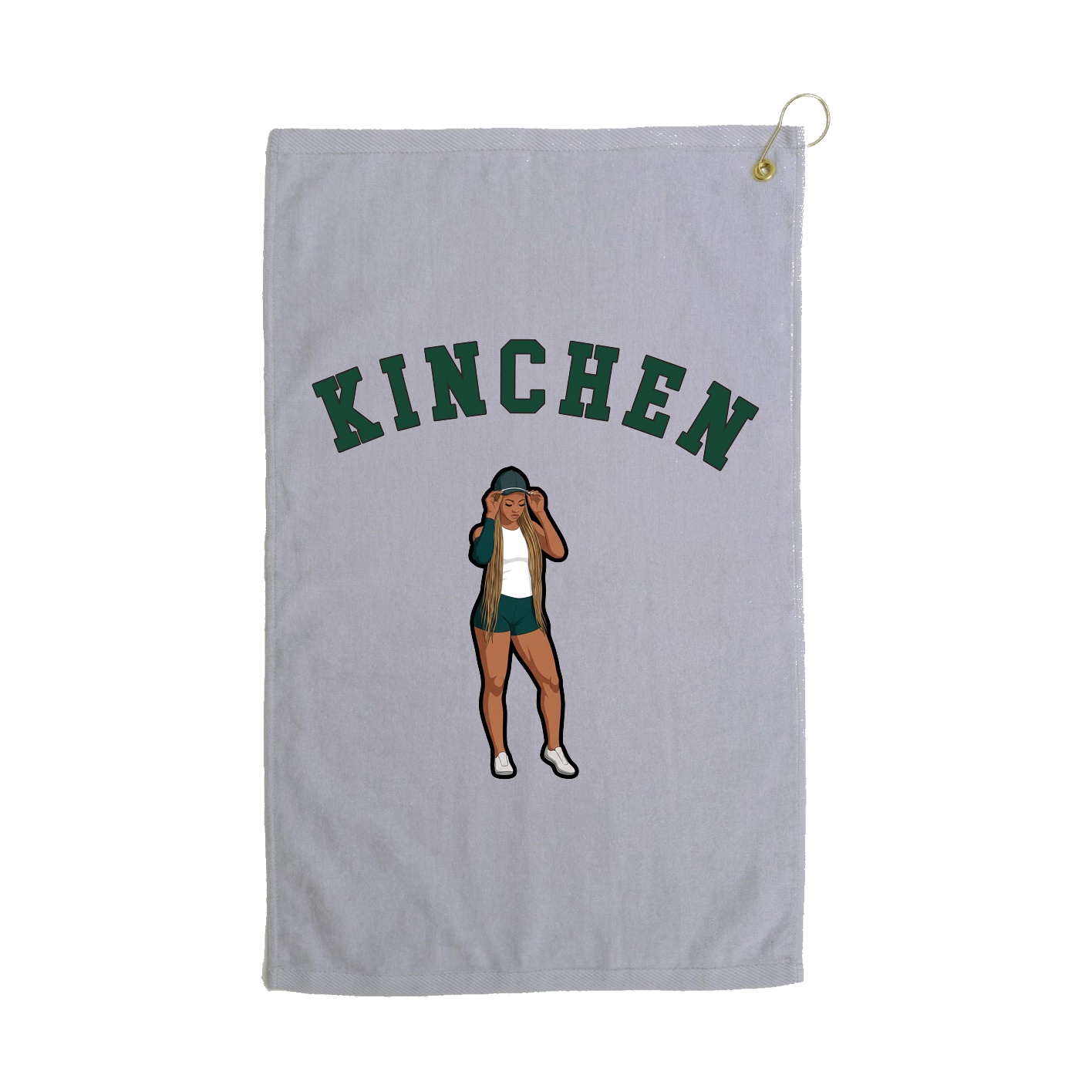 Golf Towel — Shirsey Arch in Grey