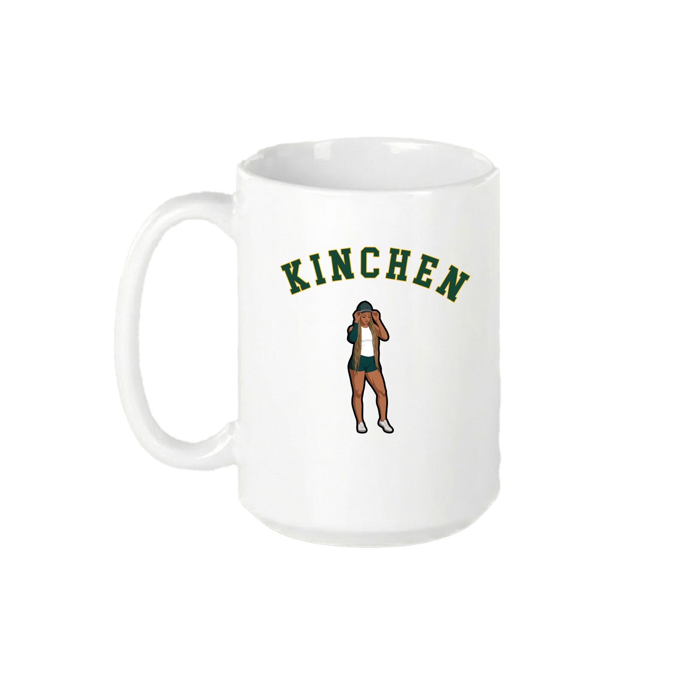 15oz Coffee Mug — Shirsey Arch in White
