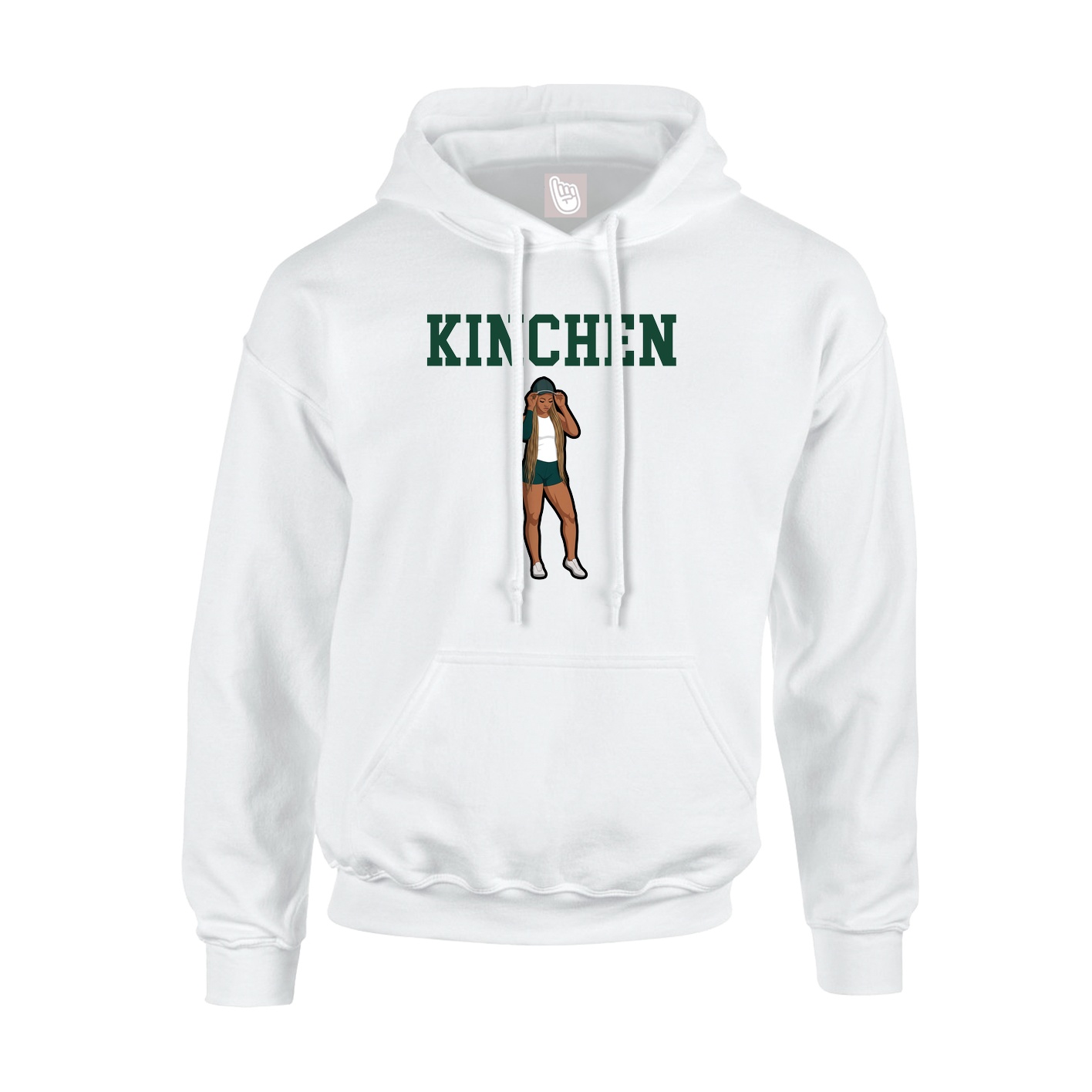 Youth Hoodie — Shirsey in White