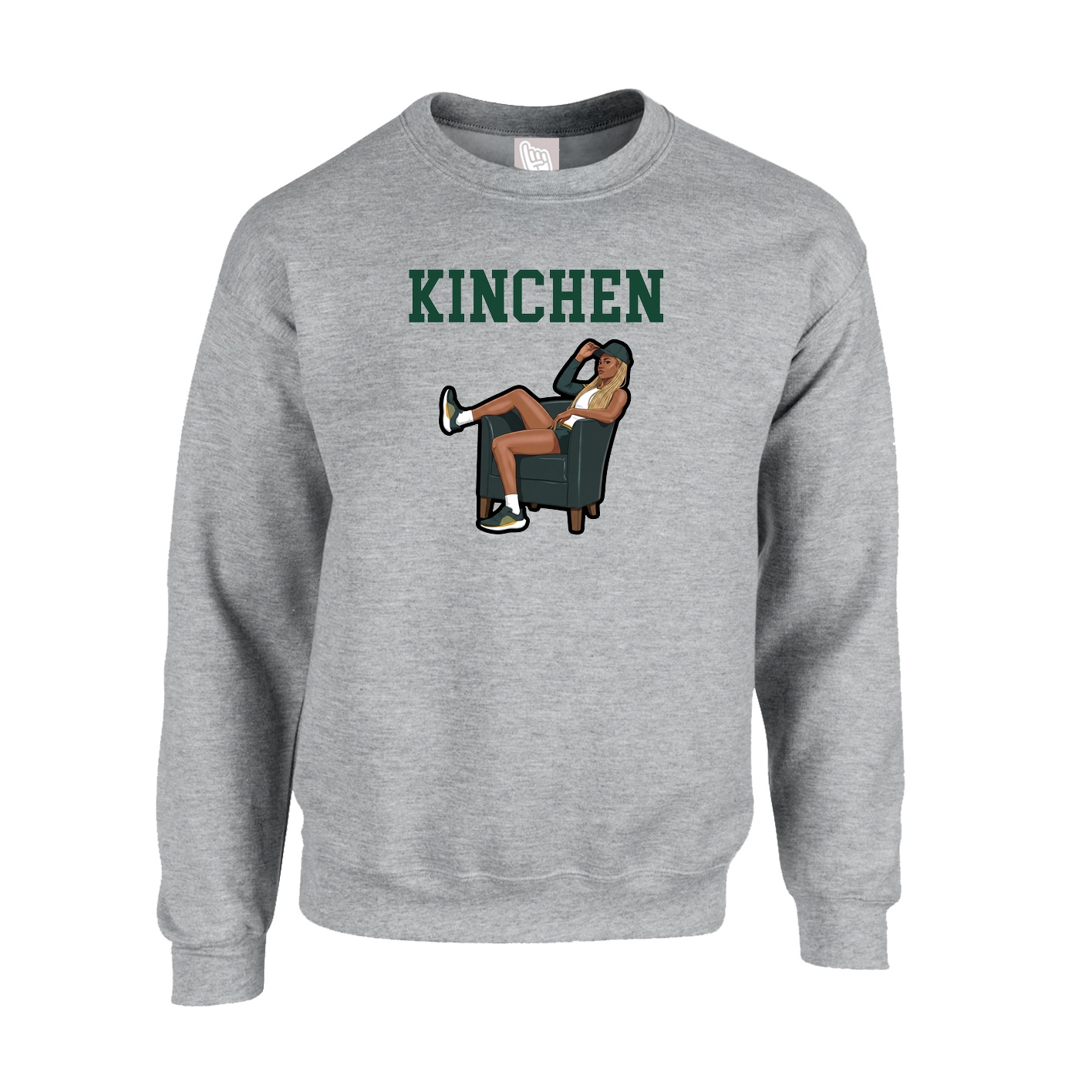 Fleece Crew — Shirsey in Grey
