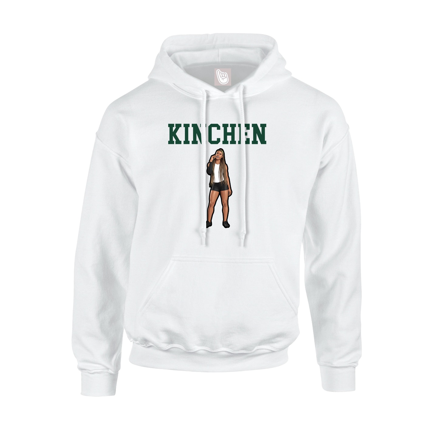Hoodie — Shirsey in White