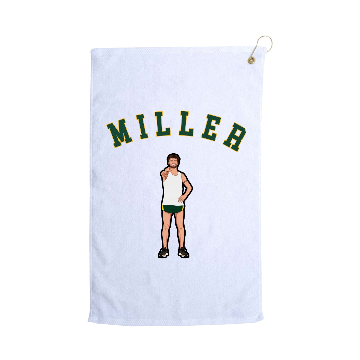 Golf Towel — Shirsey Arch in White