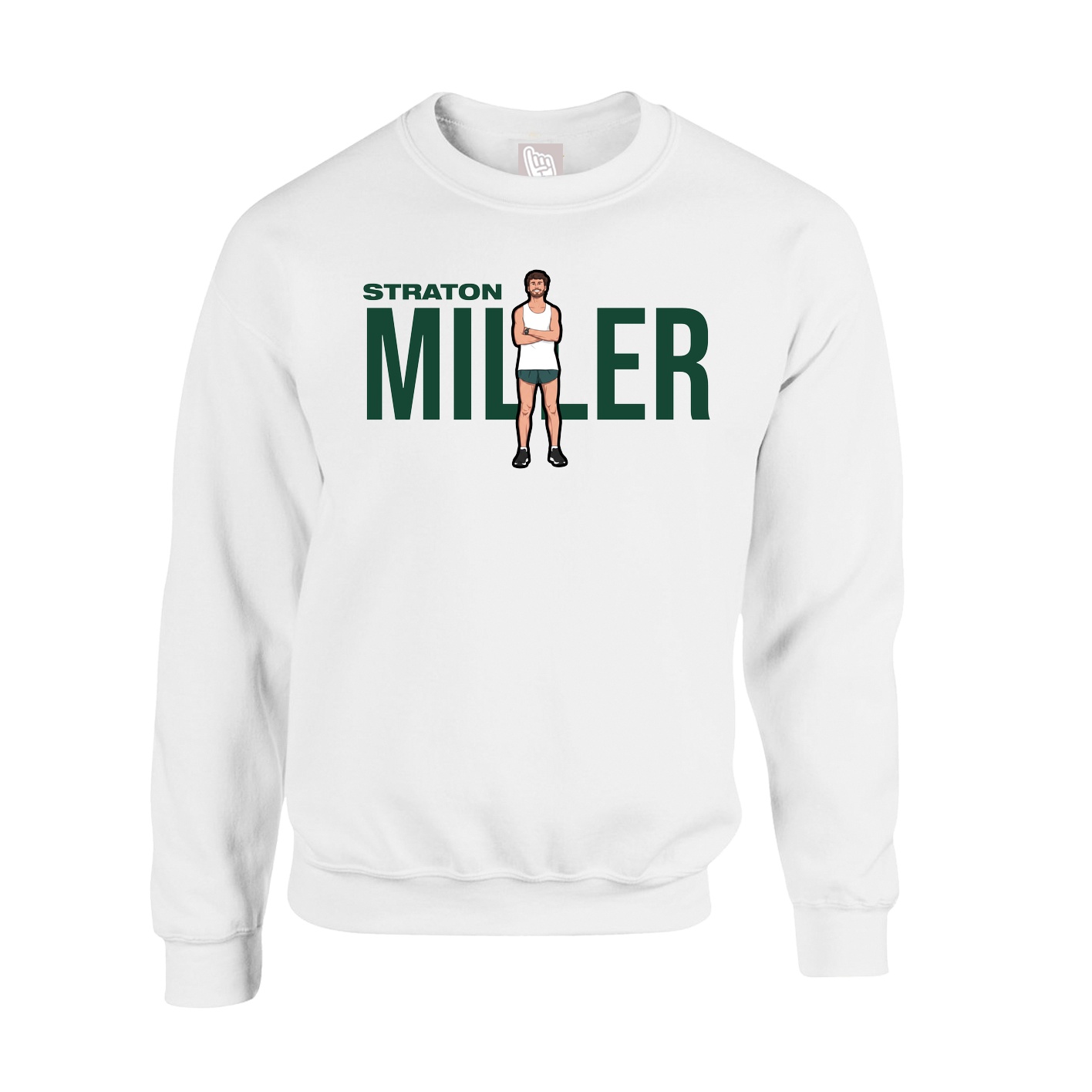 Fleece Crew — Player Name in White