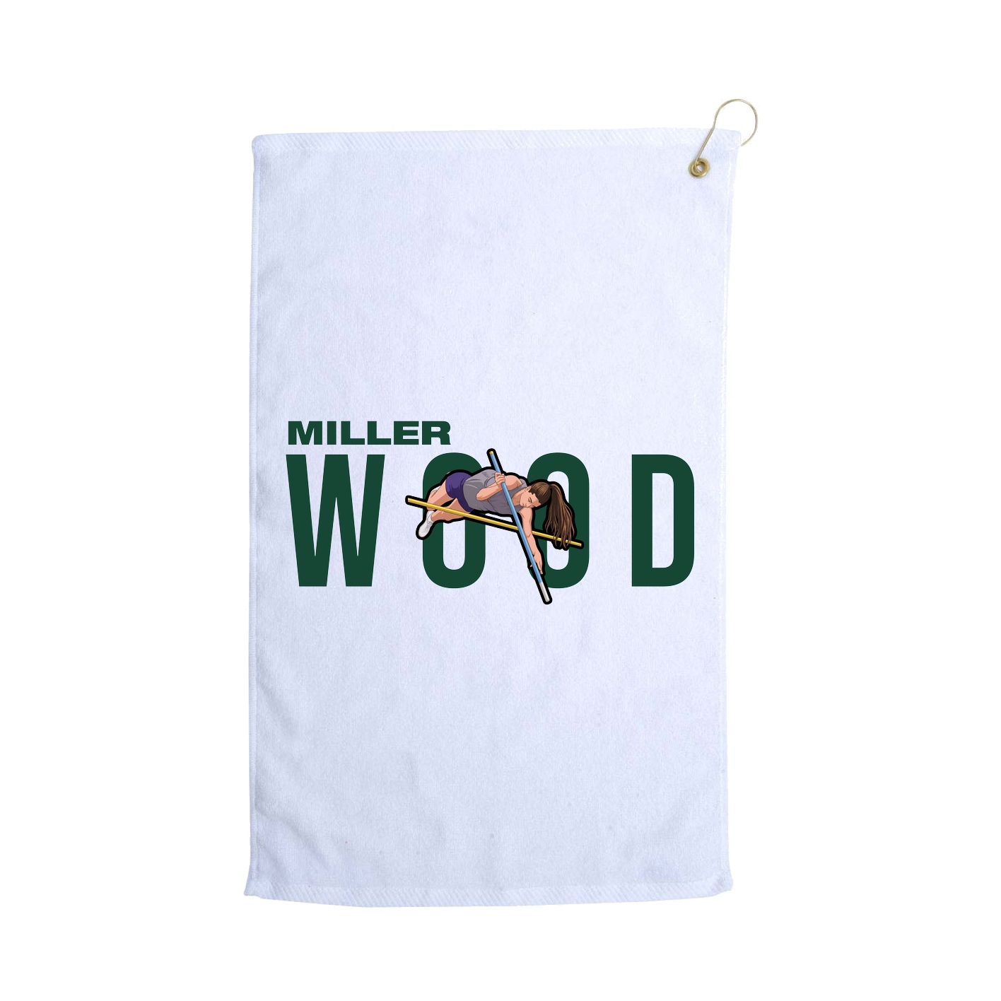 Golf Towel — Player Name in White