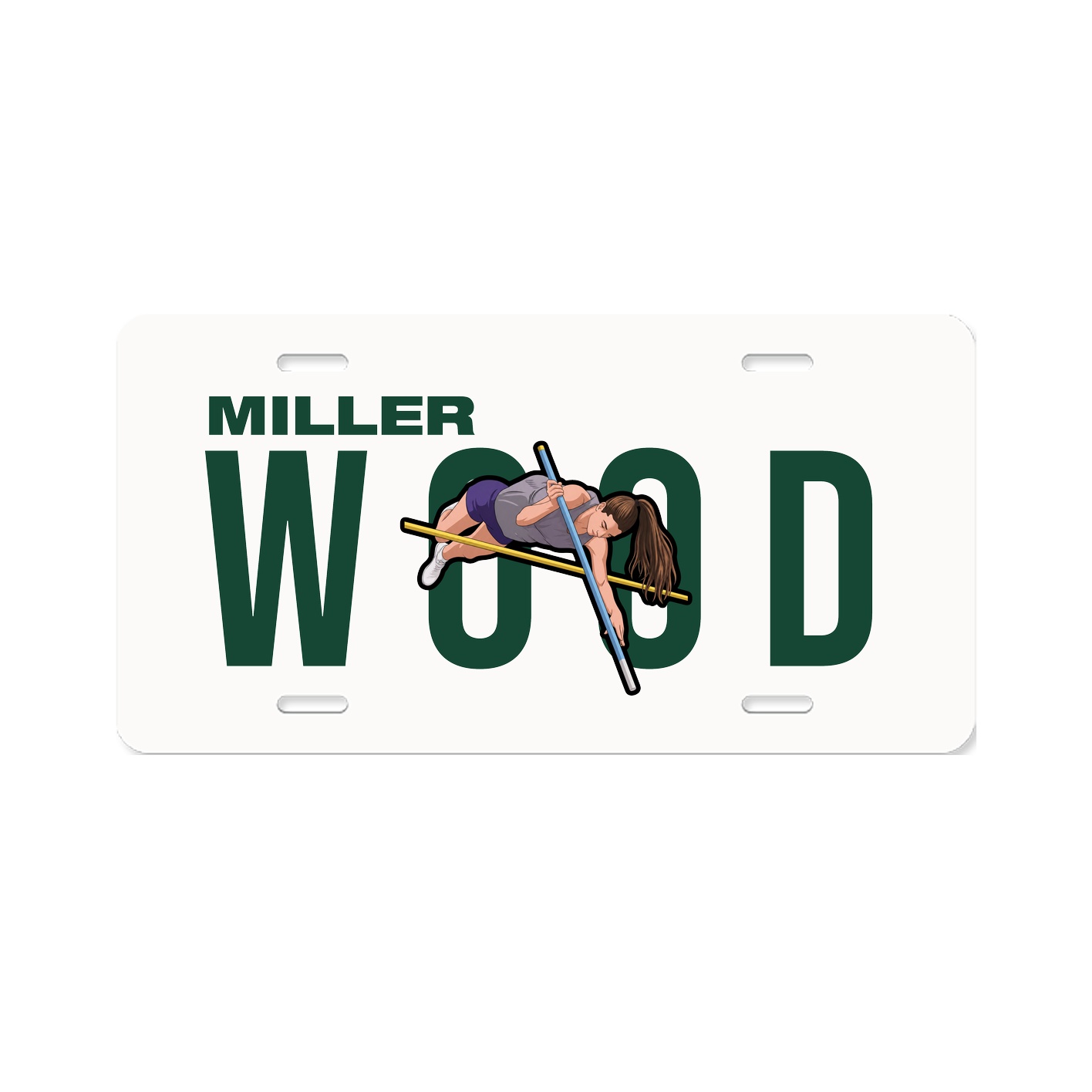 License Plate — Player Name in Classic