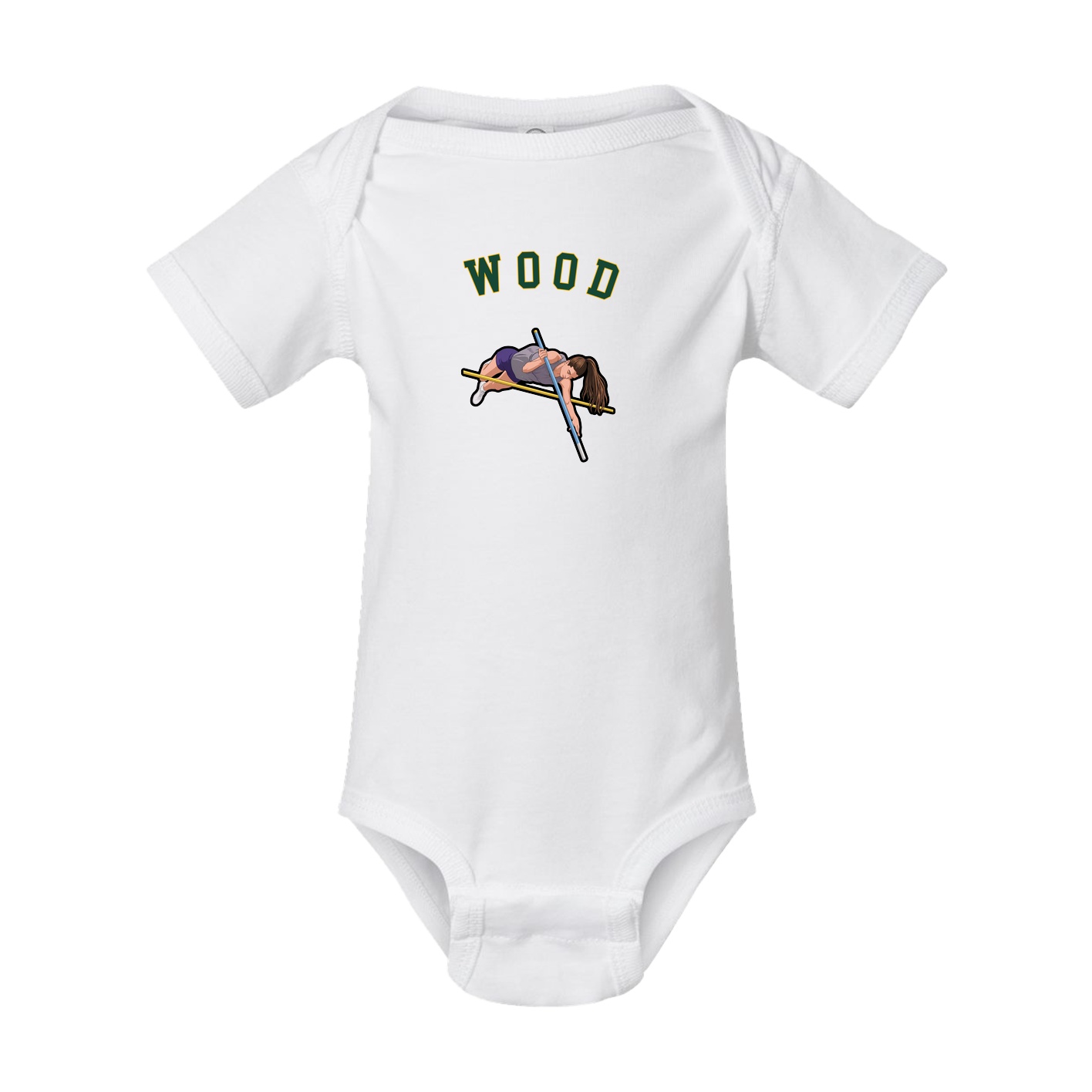 Baby Onesie — Shirsey Arch in White