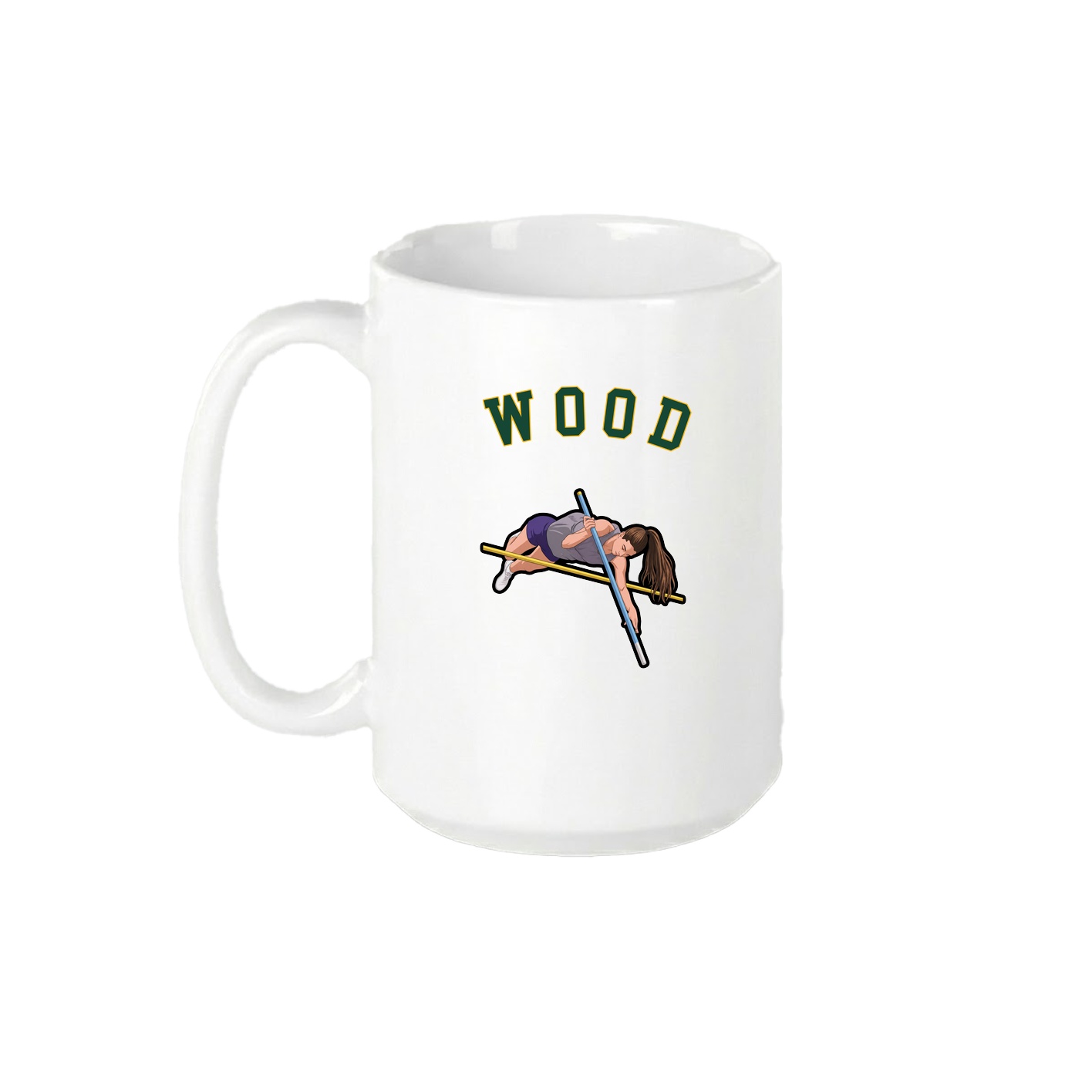 15oz Coffee Mug — Shirsey Arch in White