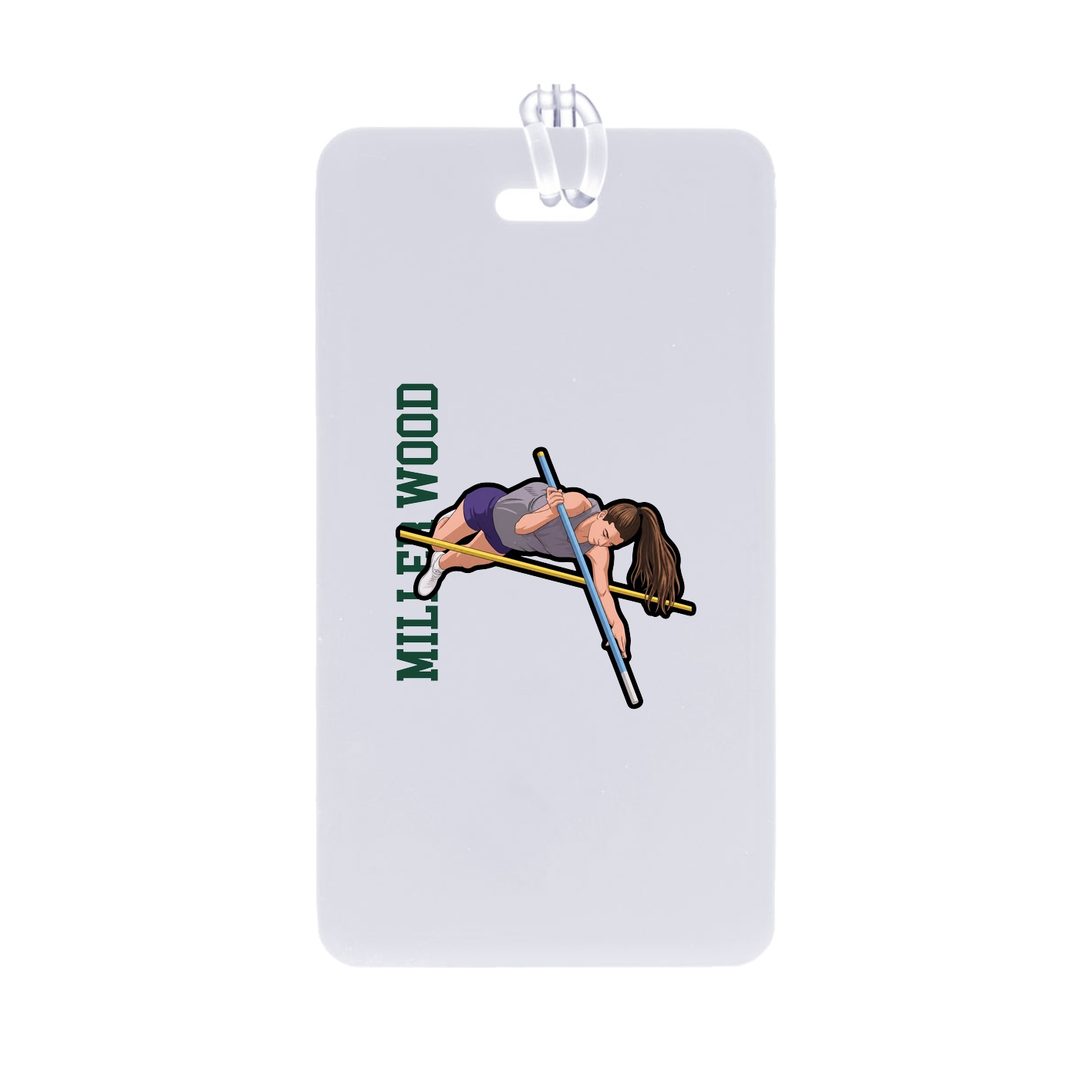 Bag Tag — Name Vertical in Classic