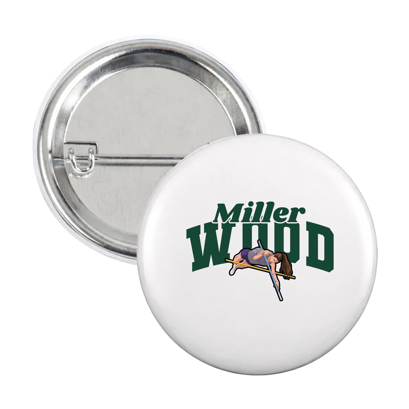 Game Day Button — Signature Arch in White