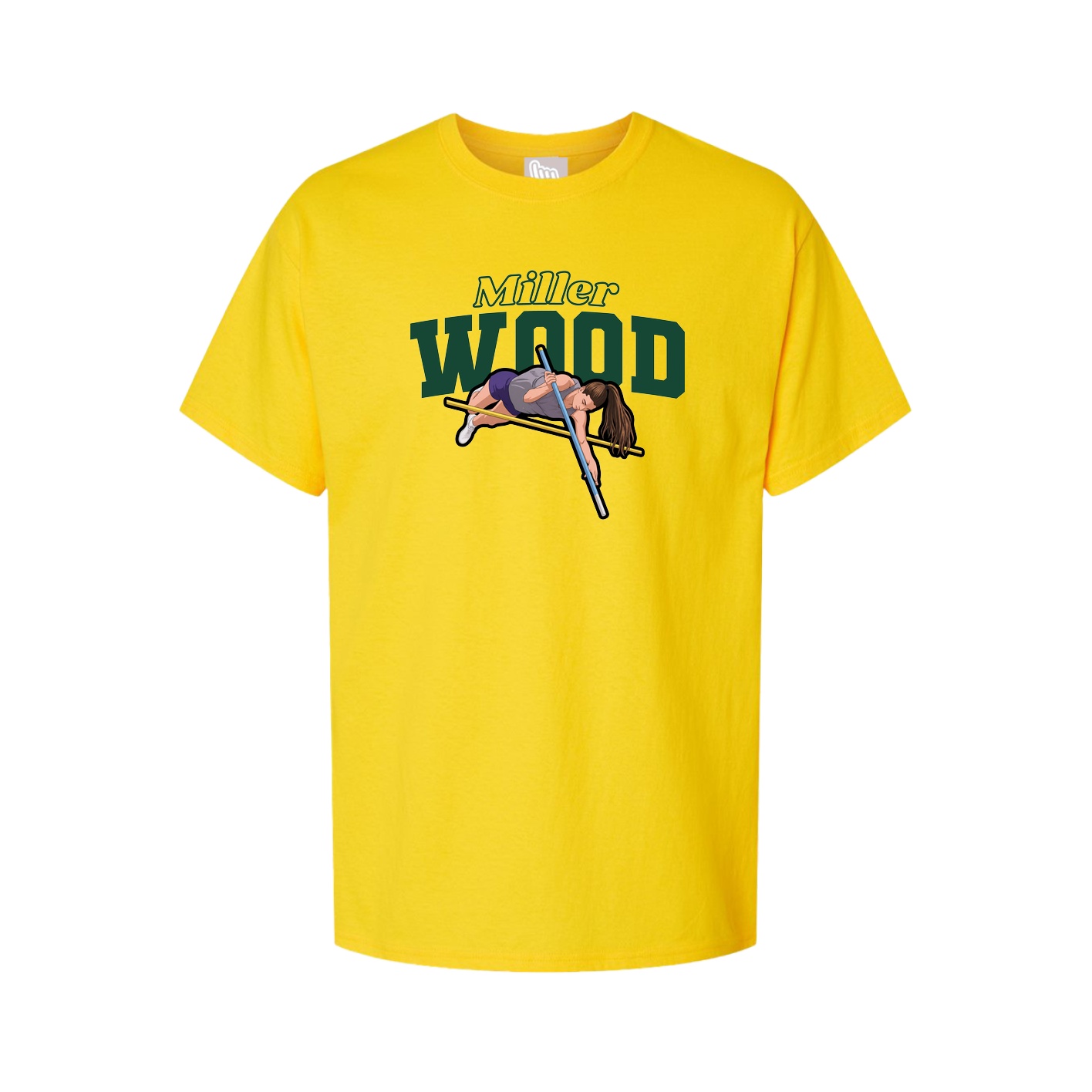 Youth Tee — Name Arch in Gold