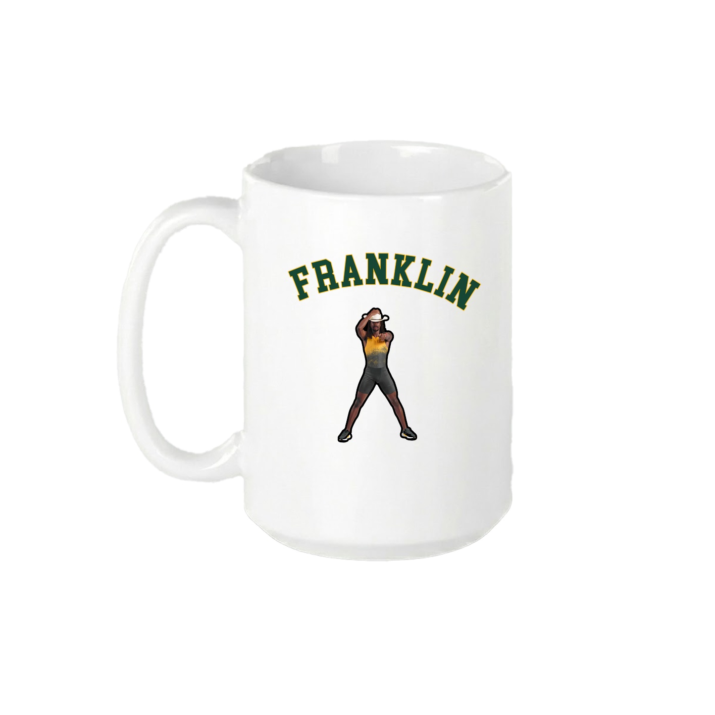 15oz Coffee Mug — Shirsey Arch in White