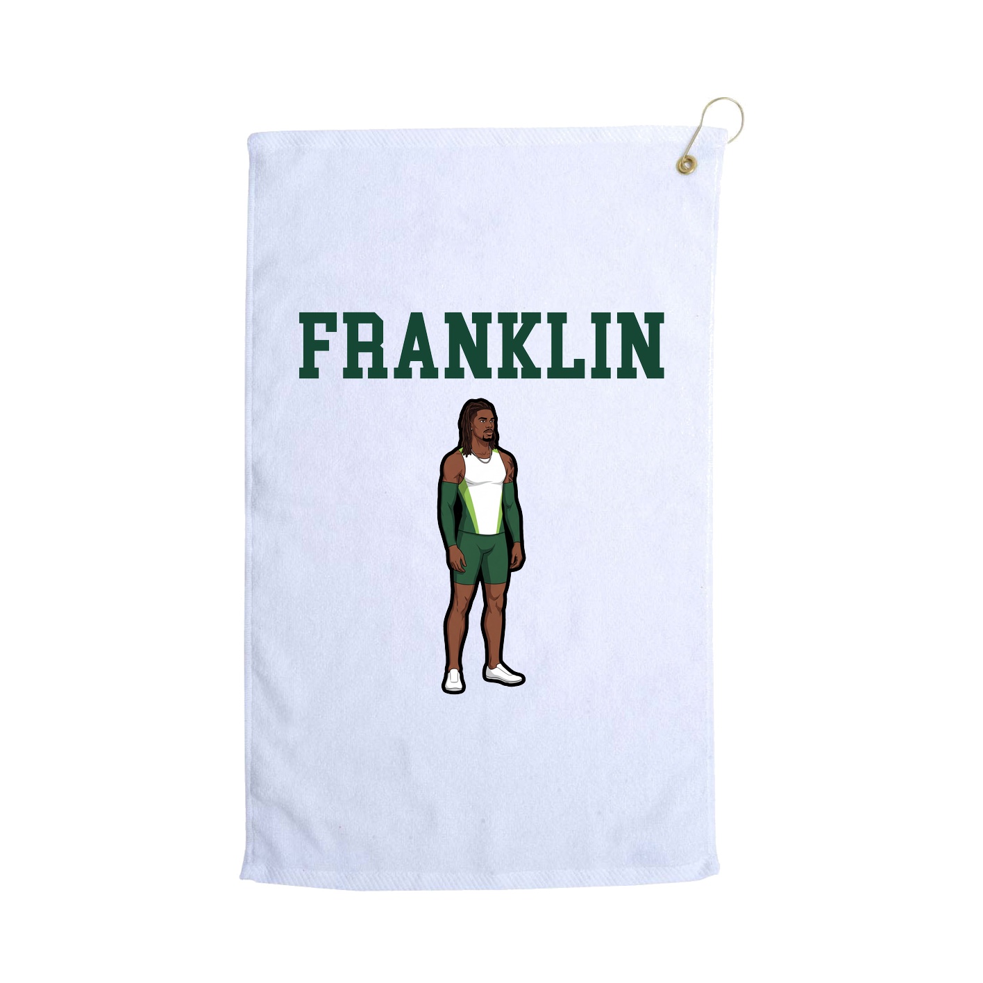 Golf Towel — Shirsey in White