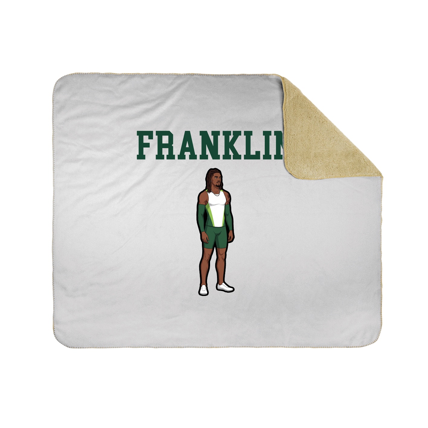 Throw Blanket — Shirsey in White