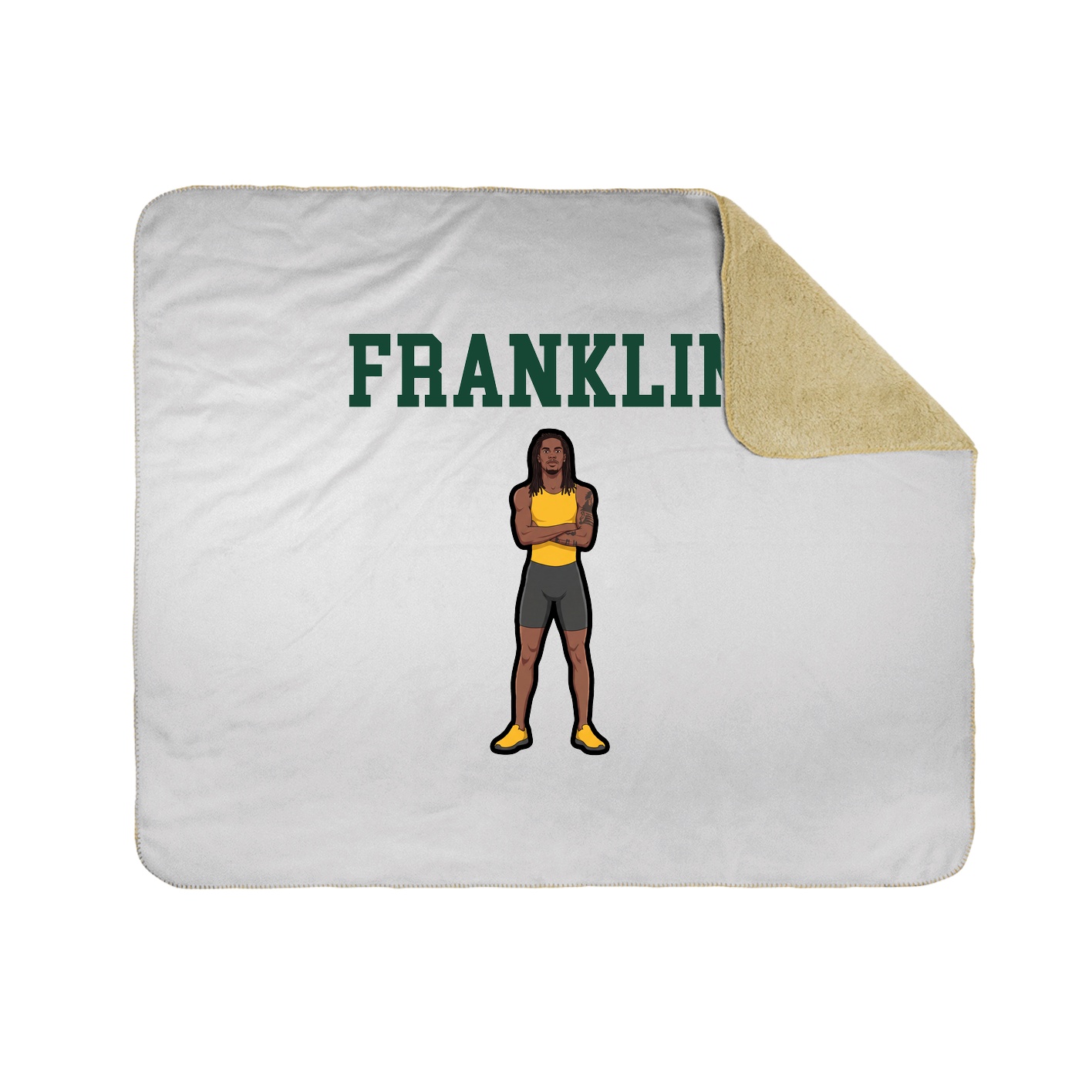 Throw Blanket — Shirsey in White